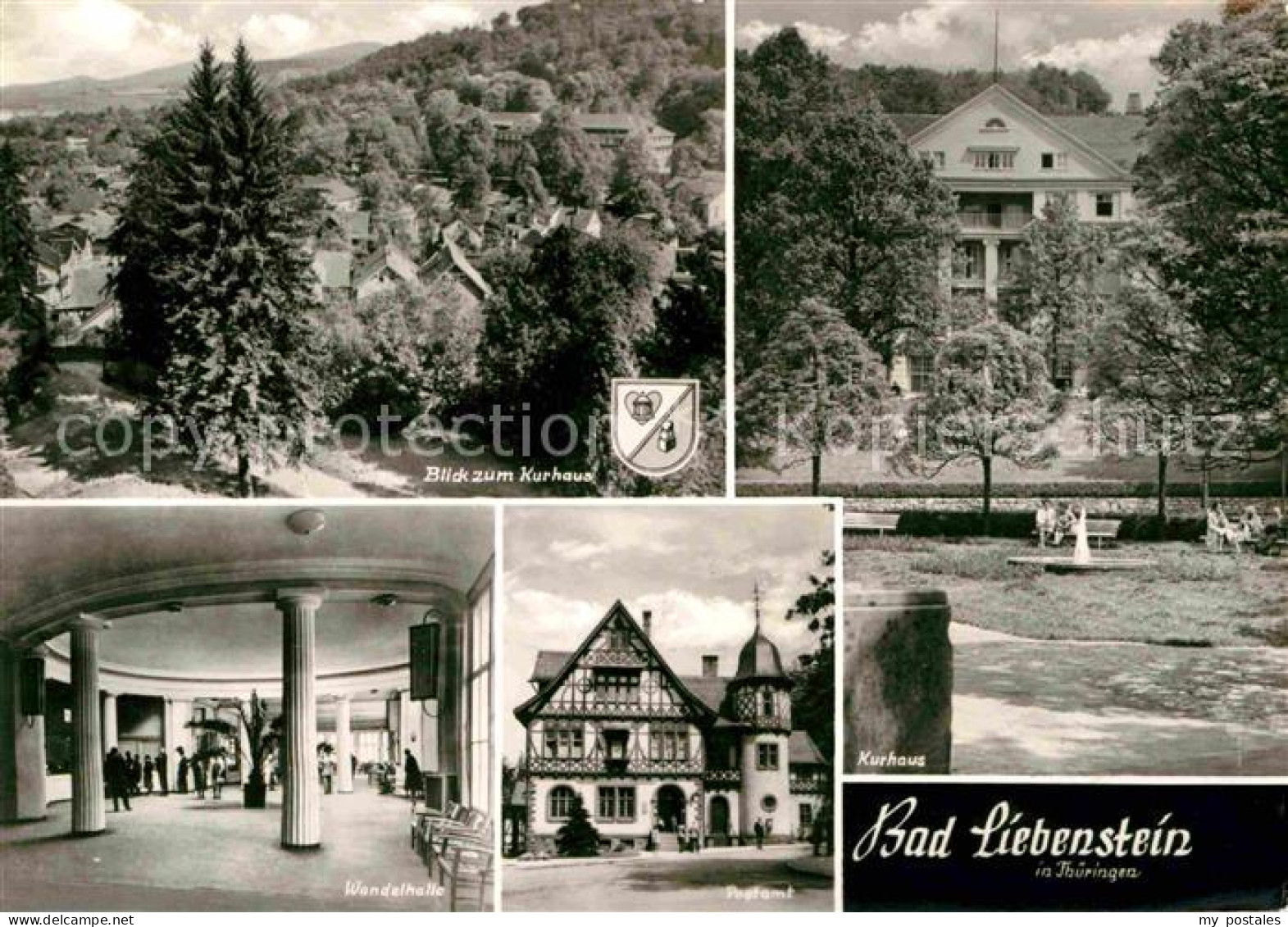 72704287 Bad Liebenstein Kurhaus Wandelhalle Postamt  Bad Liebenstein - Bad Liebenstein