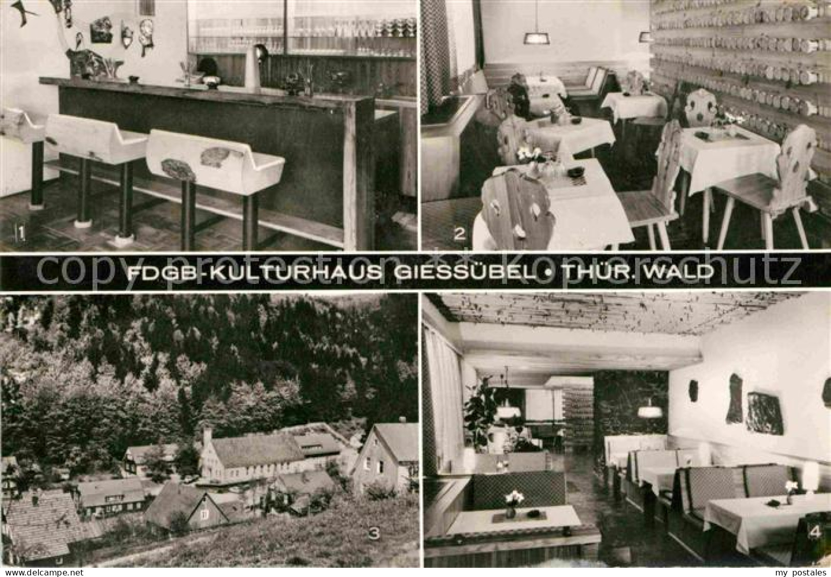 72704273 Giessuebel Schleusegrund FDGB Kulturhaus Waldbaudenbar Bauernwinkel Aus - Other & Unclassified