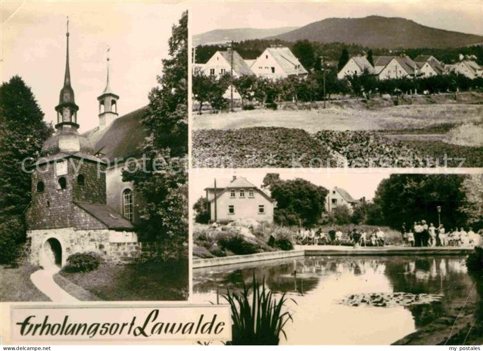 72704265 Lawalde Burg Teilansichten Schwanenteich Lawalde - Other & Unclassified