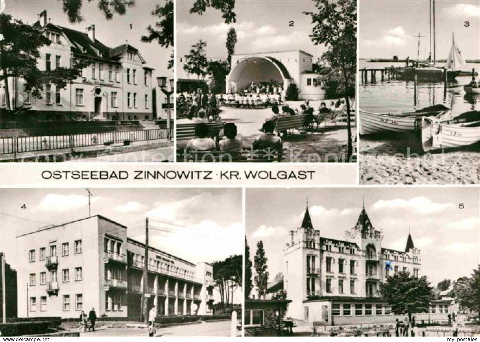 72704261 Zinnowitz Ostseebad Heim Stachanow Konzertpavillon Achterwasser Thaelma - Zinnowitz