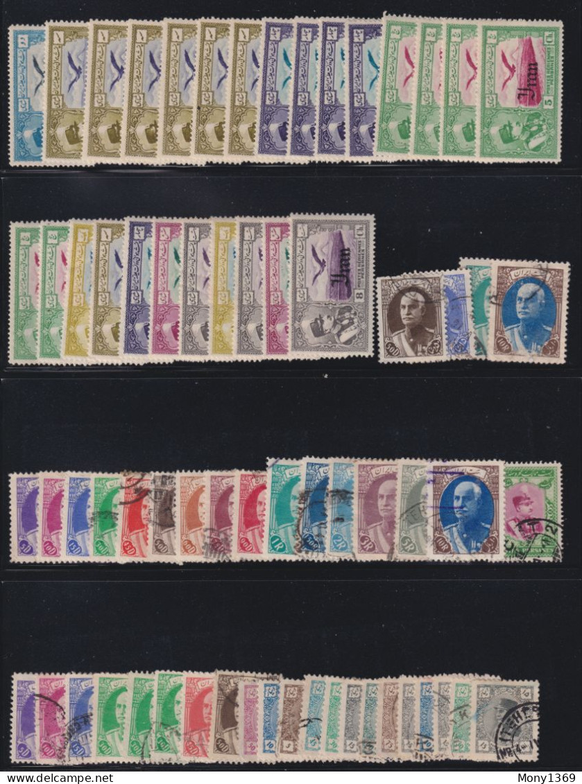 Collection Of Persia (Iran) - Reza Shah Pahlavi - Group Of Mint & Used Stamps - Sammlungen (ohne Album)