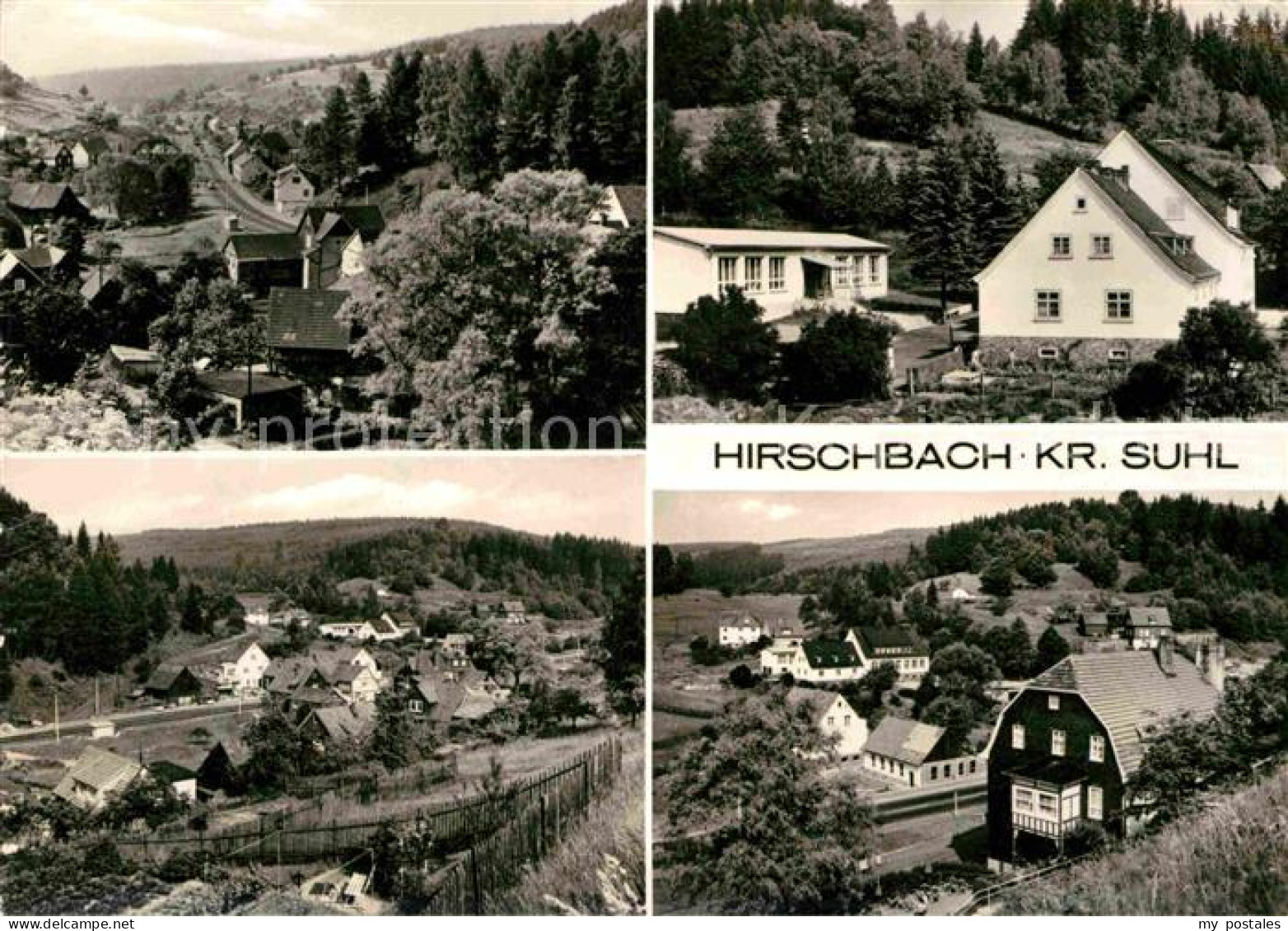 72704169 Hirschbach Suhl Panorama Teilansicht  Hirschbach Suhl - Suhl