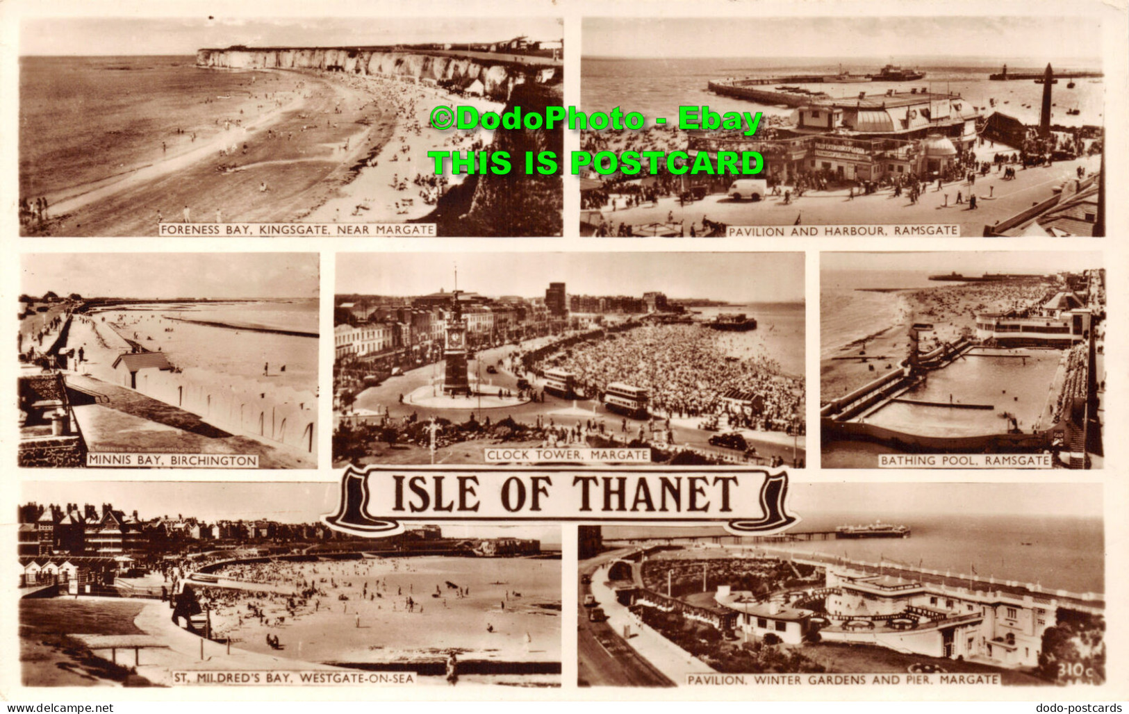 R422295 Isle Of Thanet. 310c. RP. Multi View - Welt