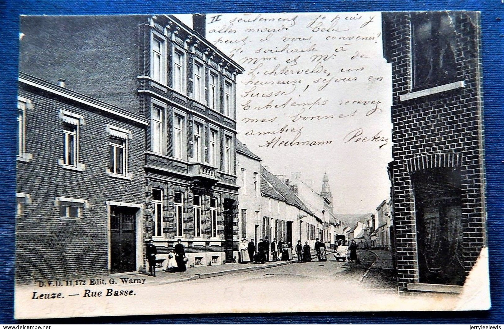 LEUZE En HAINAUT -  Rue Basse  -   1904 - Leuze-en-Hainaut