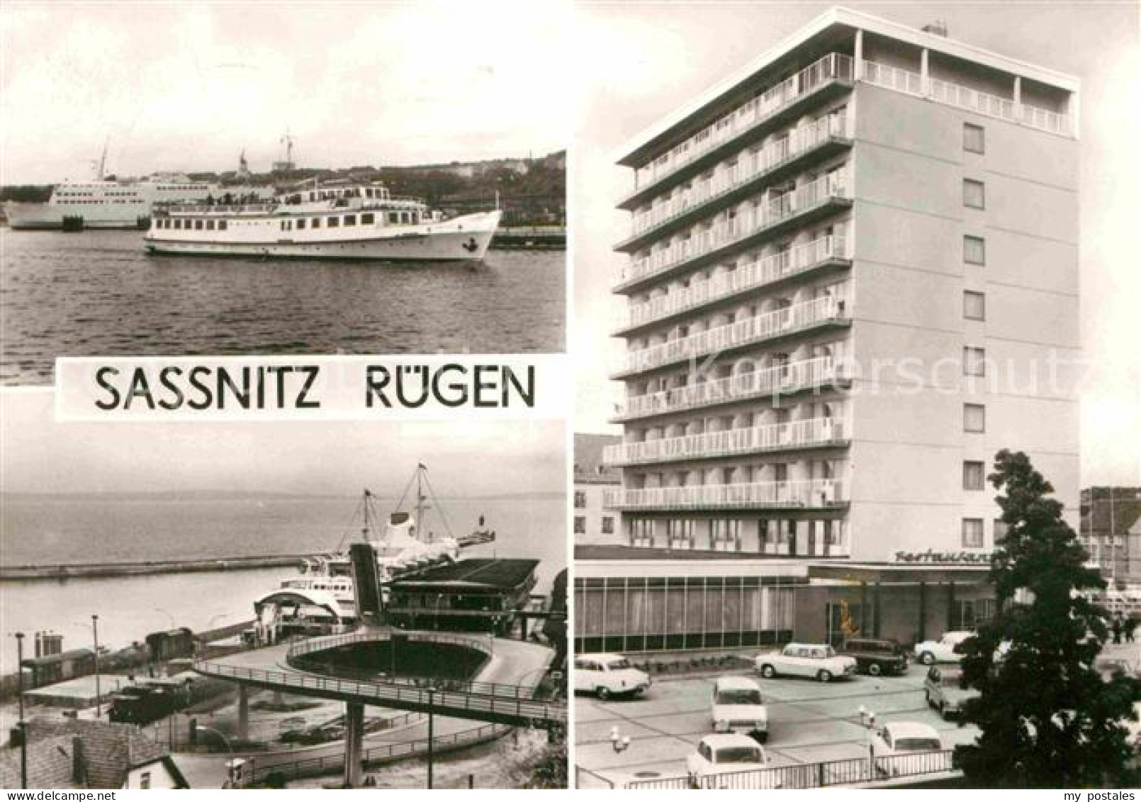72703593 Sassnitz Ostseebad Ruegen Hafen Faehre Faehrbahnhof Ruegen Hotel Sassni - Sassnitz