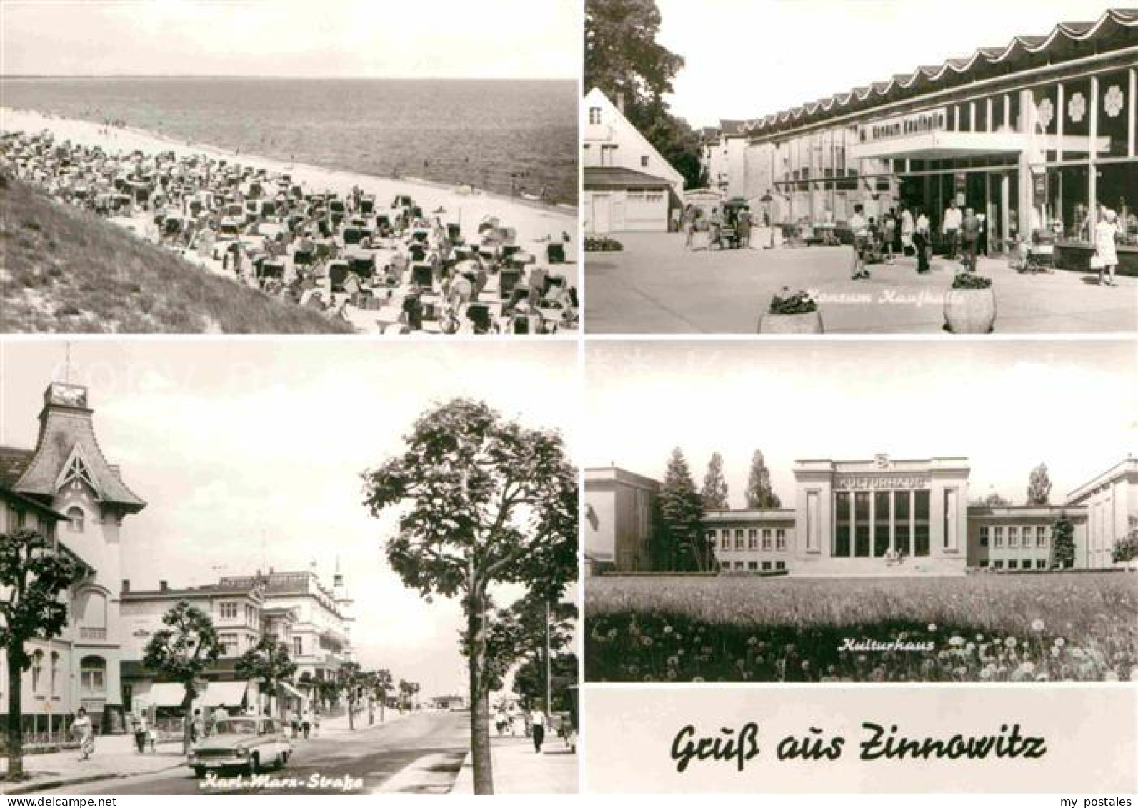 72703573 Zinnowitz Ostseebad Strand Konsum Kaufhalle Karl Marx Strasse Kulturhau - Zinnowitz