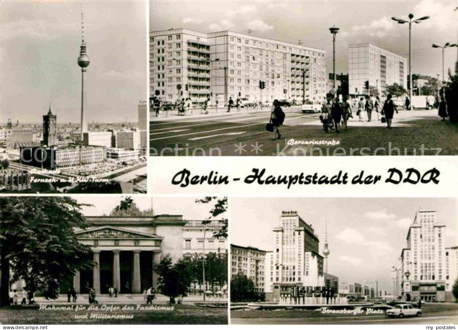 72703520 Berlin Fernsehturm Bersariusstrasse Mahnmal Fuer Die Opfer Des Faschism - Sonstige & Ohne Zuordnung