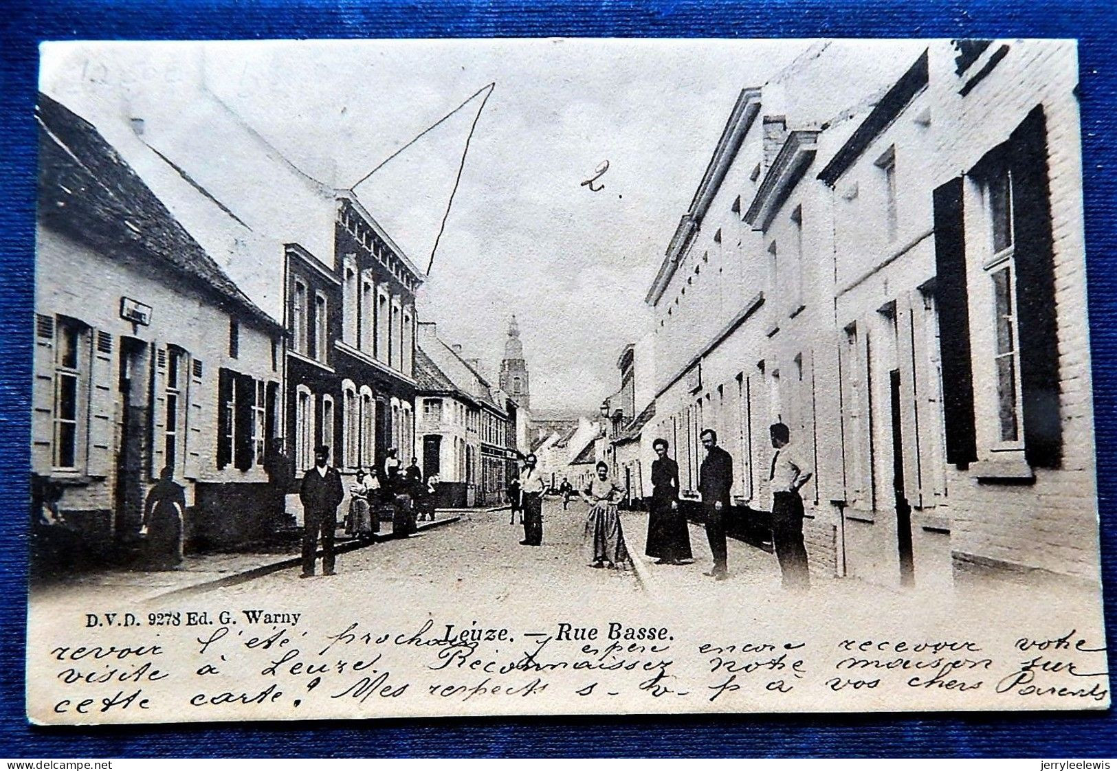 LEUZE En HAINAUT -  Rue Basse  -   1903 - Leuze-en-Hainaut