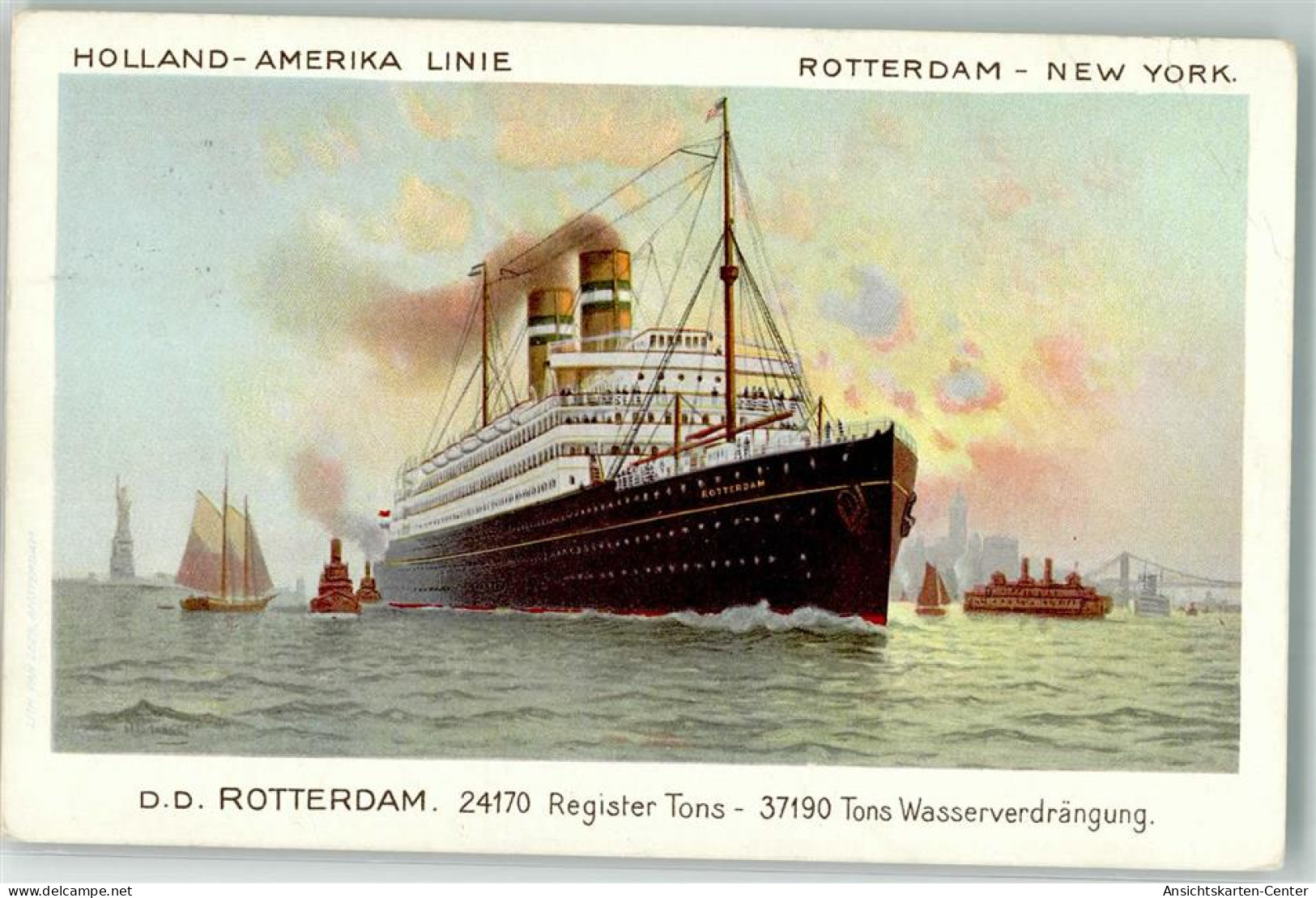 39686309 - Holland-Amerika Linie  D.D. Rotterdam - Steamers