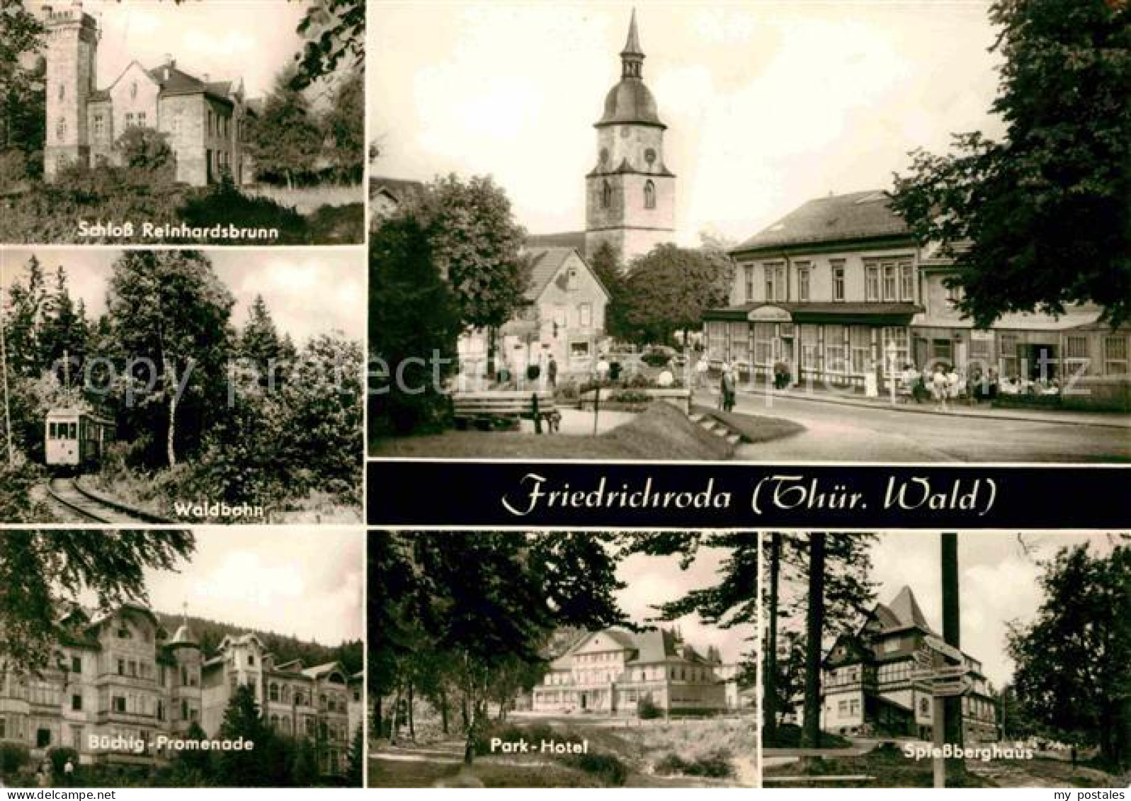 72703350 Friedrichroda Schloss Reinhardsbrunn Waldbahn Spiessberghaus Friedrichr - Friedrichroda