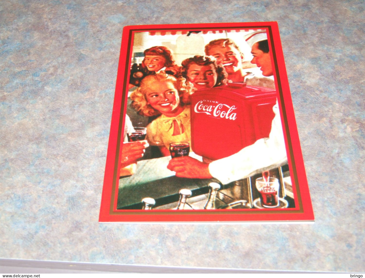 75721-       DOUBLE CARD CA. 11,5 X 17 CM. - COCA COLA - Werbepostkarten