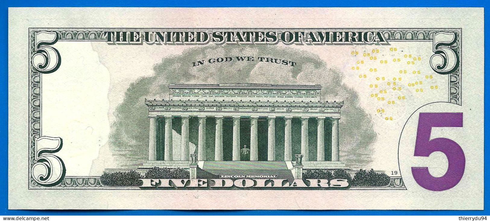 Usa 5 Dollars 2017 A Neuf UNC Mint New York B2 Suffixe B Billet Etats Unis United States Dollar US Paypal Crypto OK - Biljetten Van De  Federal Reserve (1928-...)