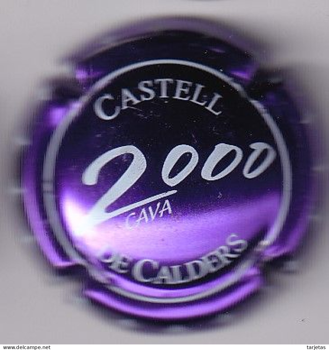 PLACA DE CAVA CASTELL DE CALDERS 2000 (CAPSULE) Viader:10300 - Placas De Cava