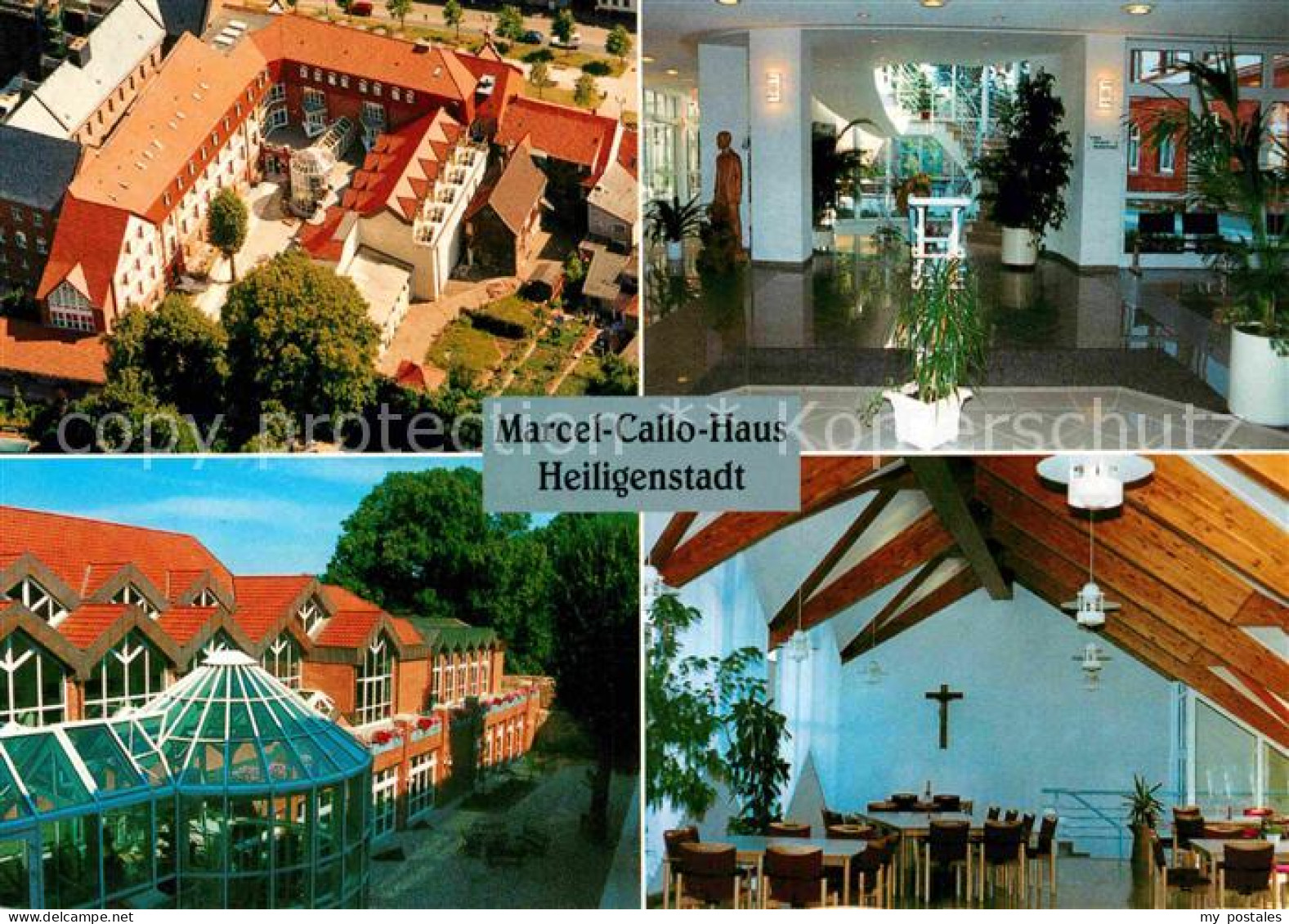 72701390 Heiligenstadt Eichsfeld Marcel Callo Haus Bildungshaus Innenhof Heilige - Sonstige & Ohne Zuordnung