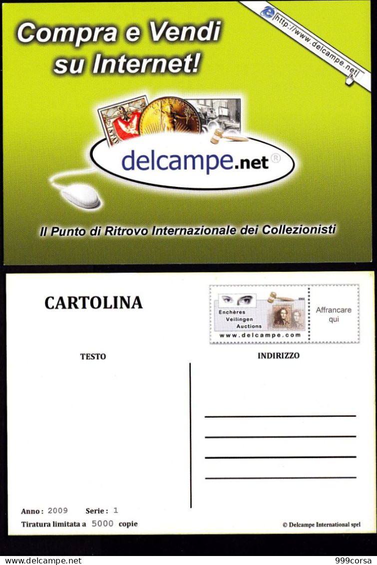 (B6) Delcampe, Compra E Vendi Su Internet(1 Cart.f-r) - Pubblicitari