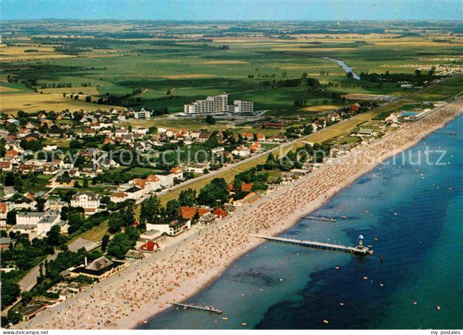 72701340 Dahme Ostseebad Seesteg Strand Luftaufnahme Dahme - Autres & Non Classés