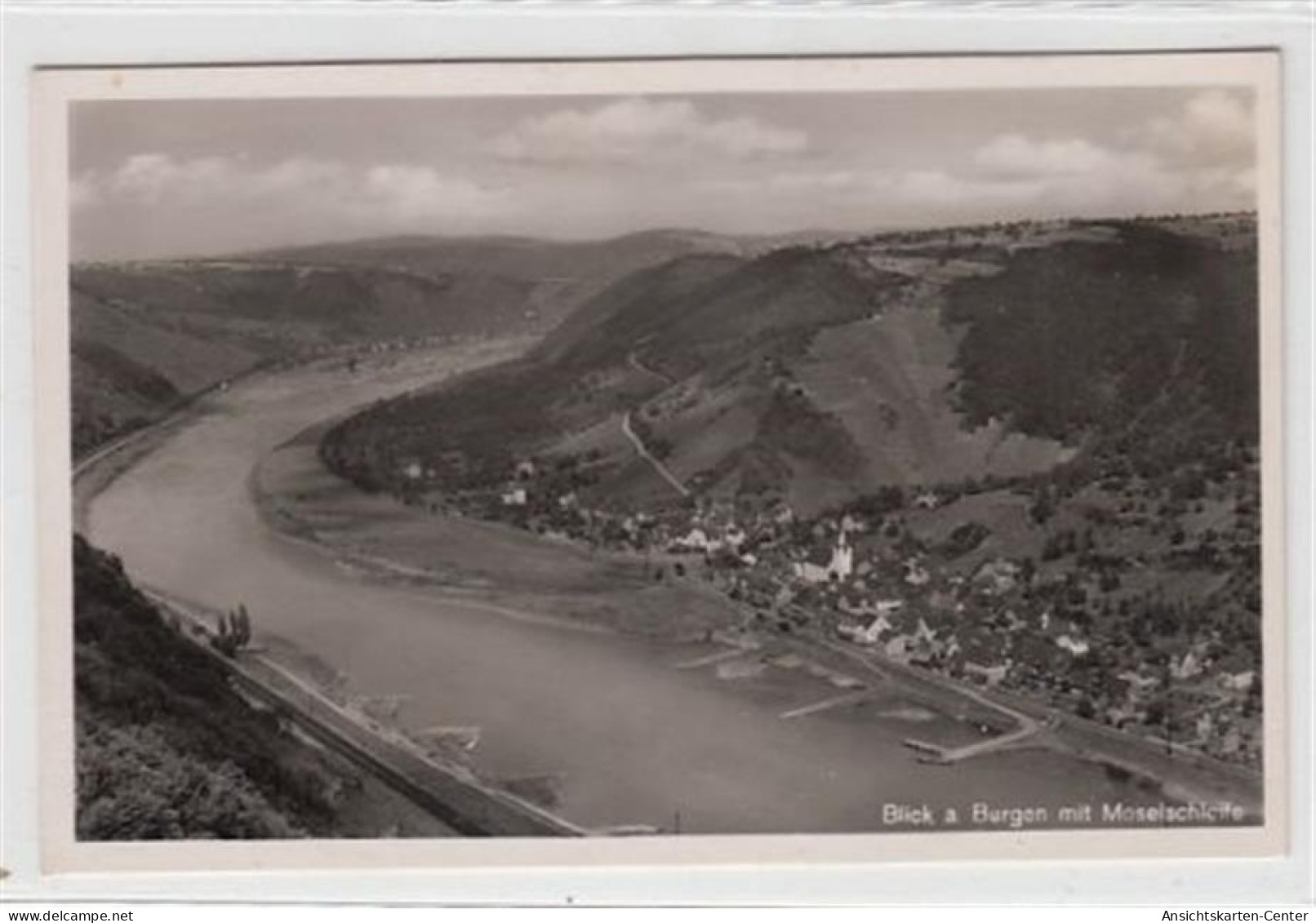 39091109 - Blick Auf Burgen Mit Moselschleife Ungelaufen  Gute Erhaltung. - Koblenz