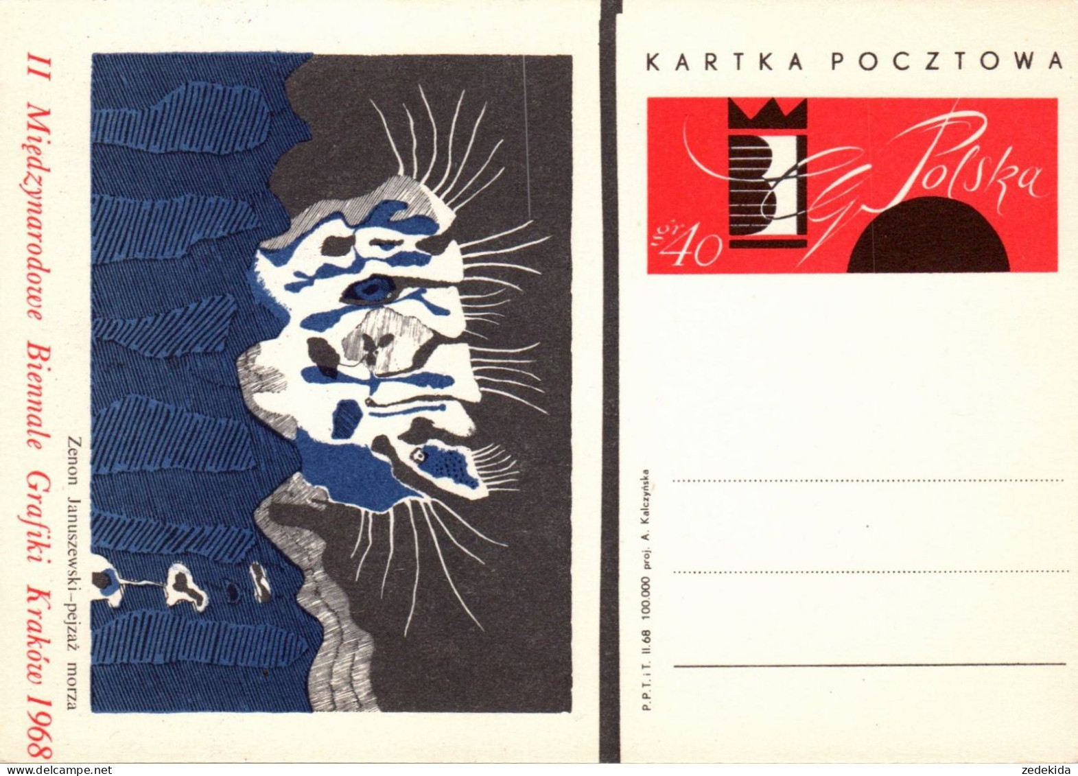 H2399 - Ganzsache Papeteria Pocztowa Polen - Enteros Postales