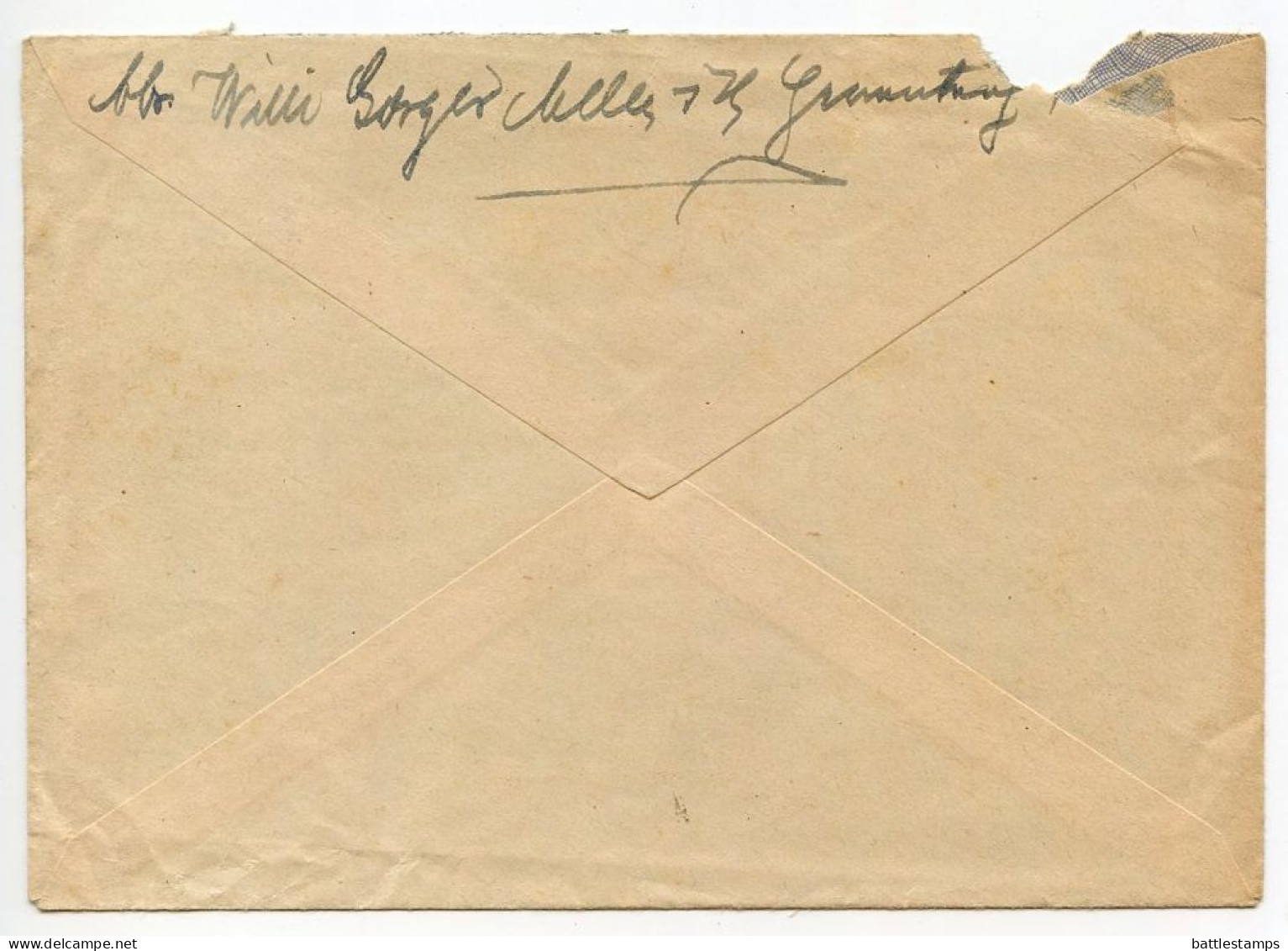 Germany 1940 Cover & Letter; Melle To Schiplage; 12pf. Hindenburg - Lettres & Documents