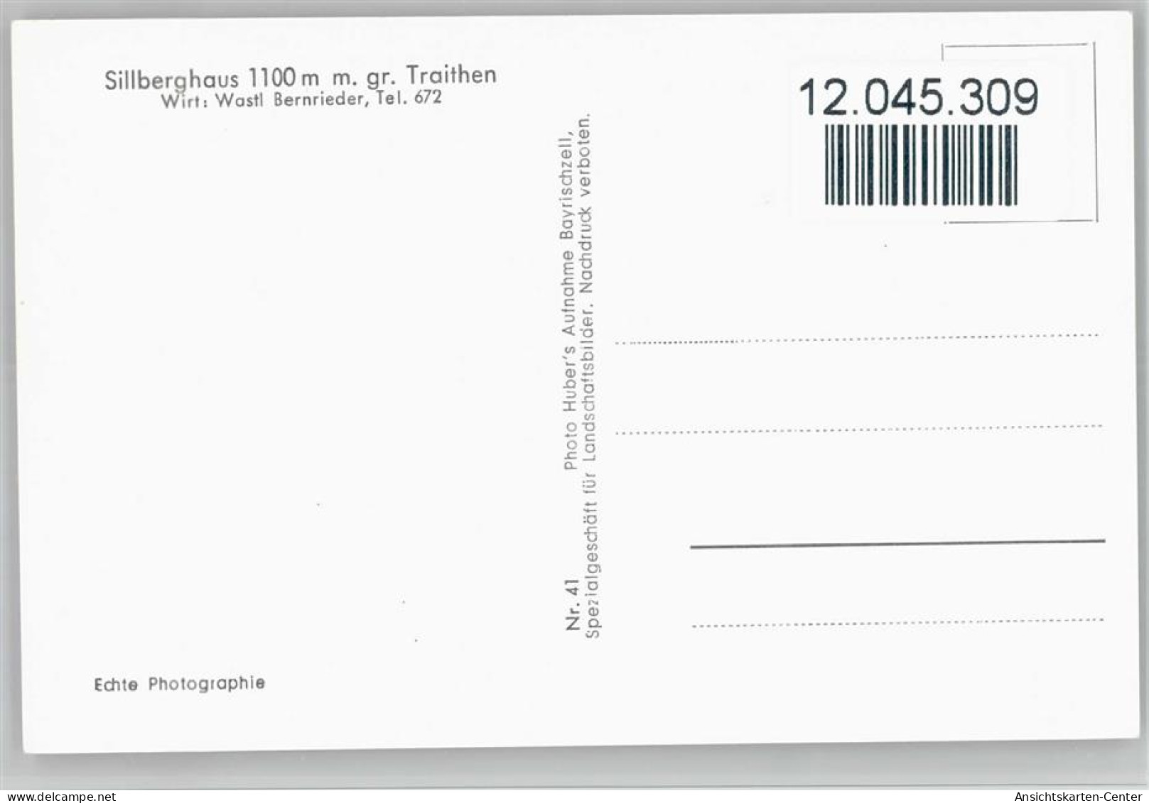 12045309 - Berghuetten Sillberghaus - Autres & Non Classés