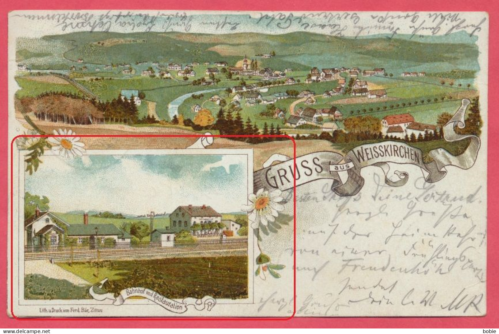 Hranice = (Deutsch Weisskirchen) : Tchéquie - Tschechien - Czech Republic / Böhmen : Litho. Color 1901. - Tchéquie