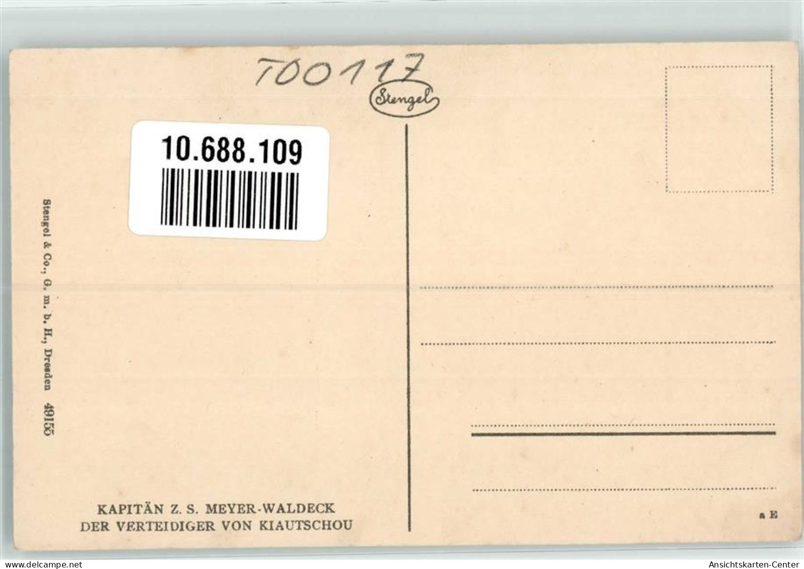 10688109 - Kapitaen Meyer Waldeck  Verlag Stengel 49155 - Other & Unclassified