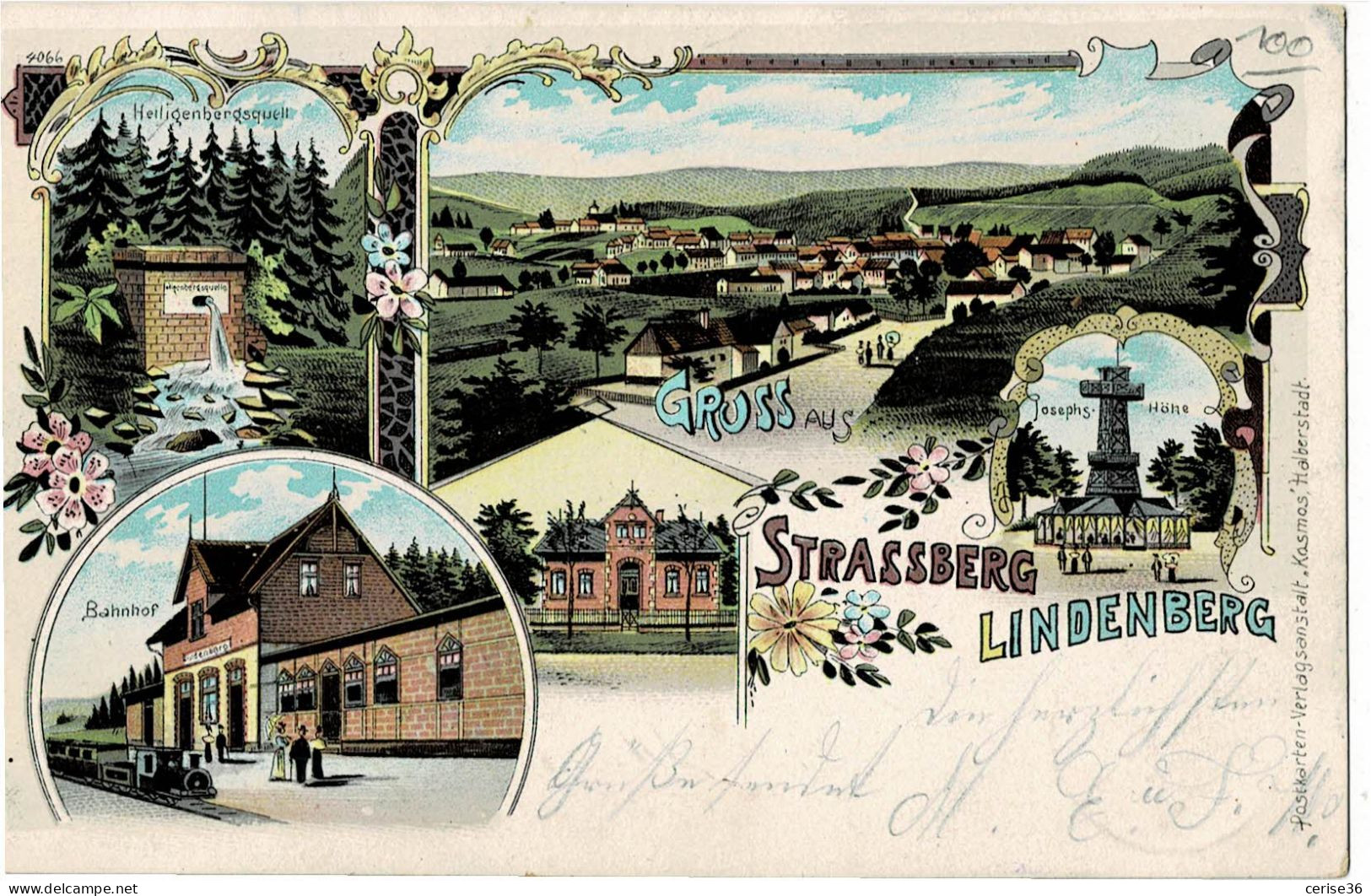 Grub Aus Strassberg Lindenberg Circulée En 1904 - Other & Unclassified