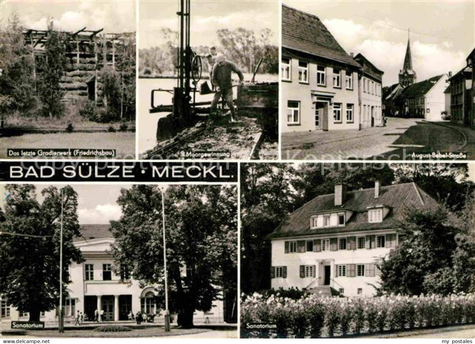 72700879 Bad Suelze August-Bebel-Strasse Moorgewinnung Gradierwerk Sanatorium  B - Other & Unclassified