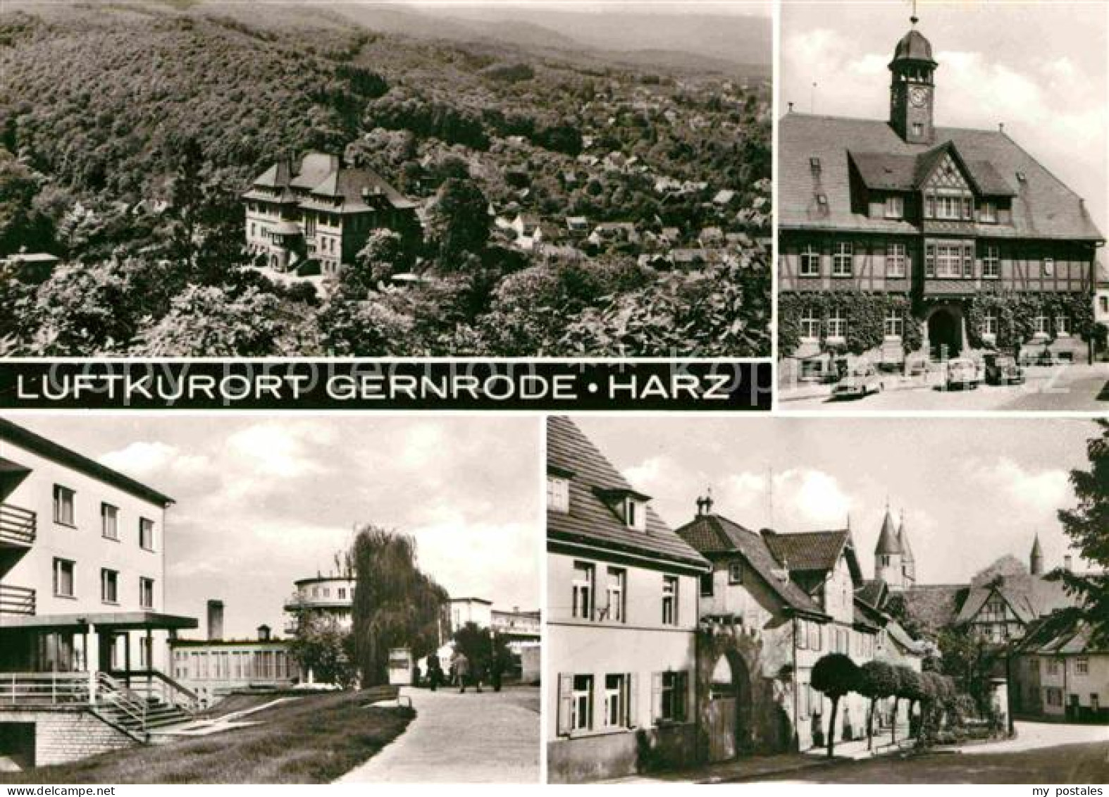72700875 Gernrode Harz Fliegeraufnahme Ortspartien Gernrode - Autres & Non Classés