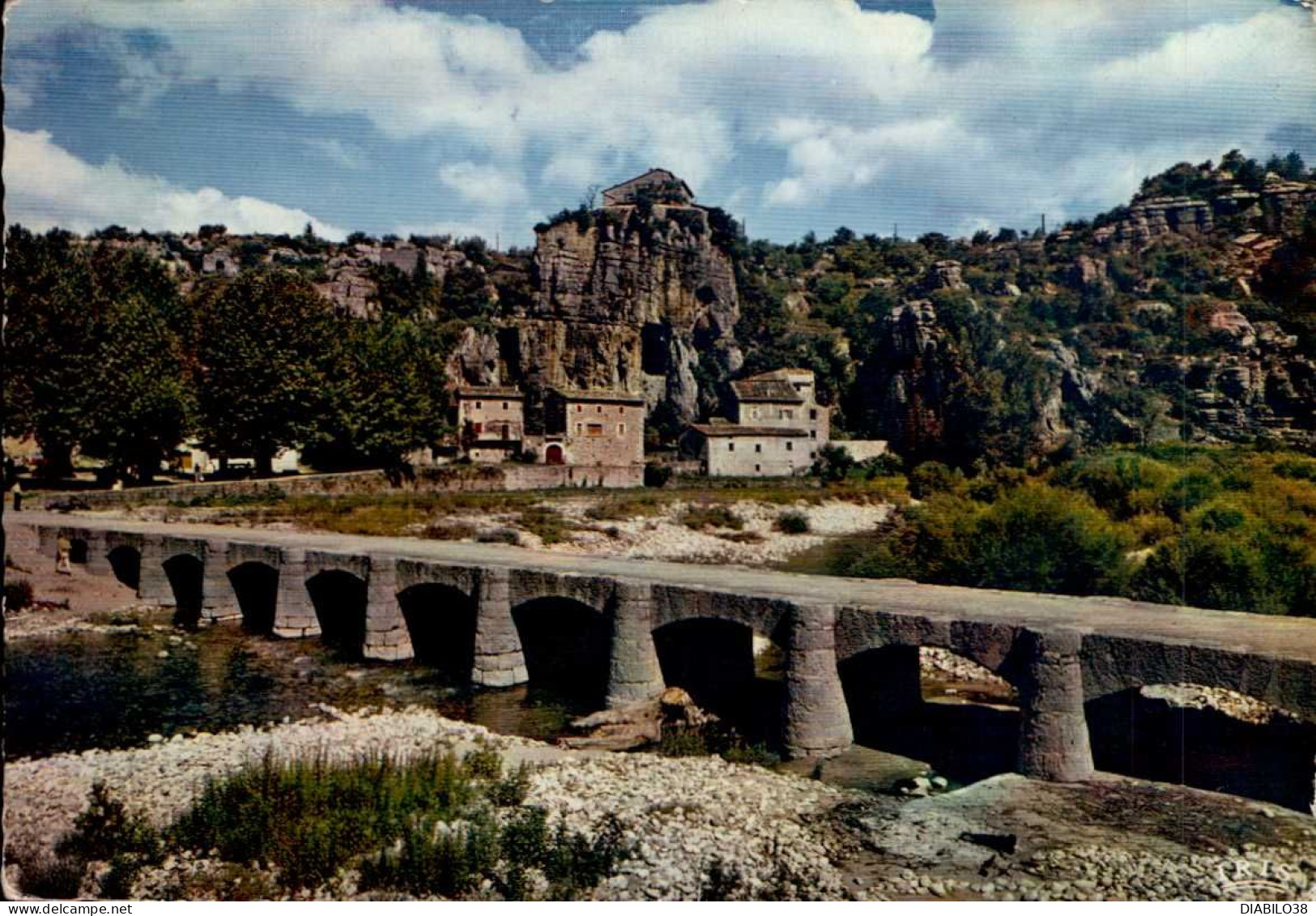 LABEAUME    ( ARDECHE )     LE VIEUX PONT ET LE CHATEAU - Sonstige & Ohne Zuordnung