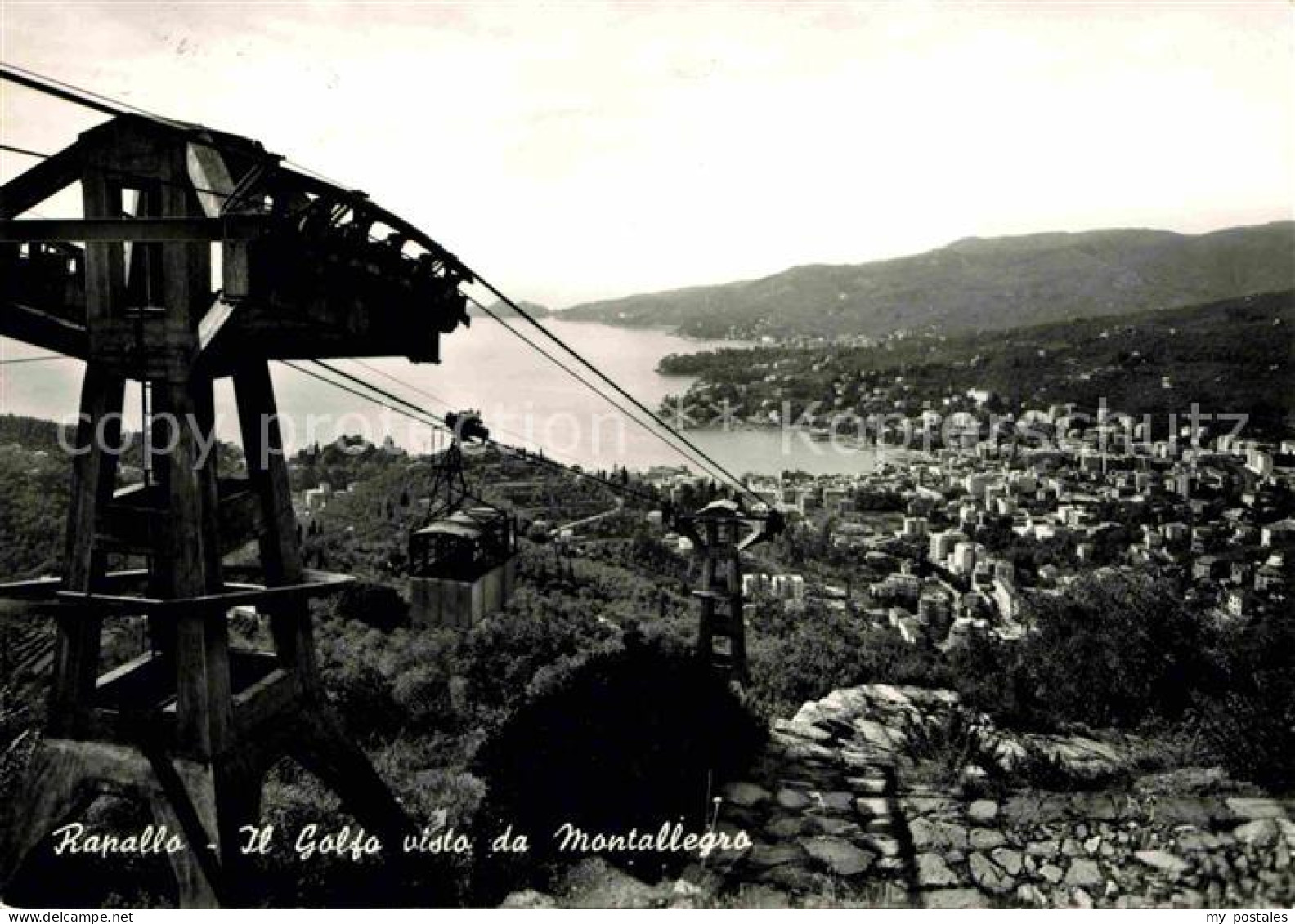 72700806 Rapallo Seilbahn Golfo Visto Da Montallegro Rapallo - Autres & Non Classés