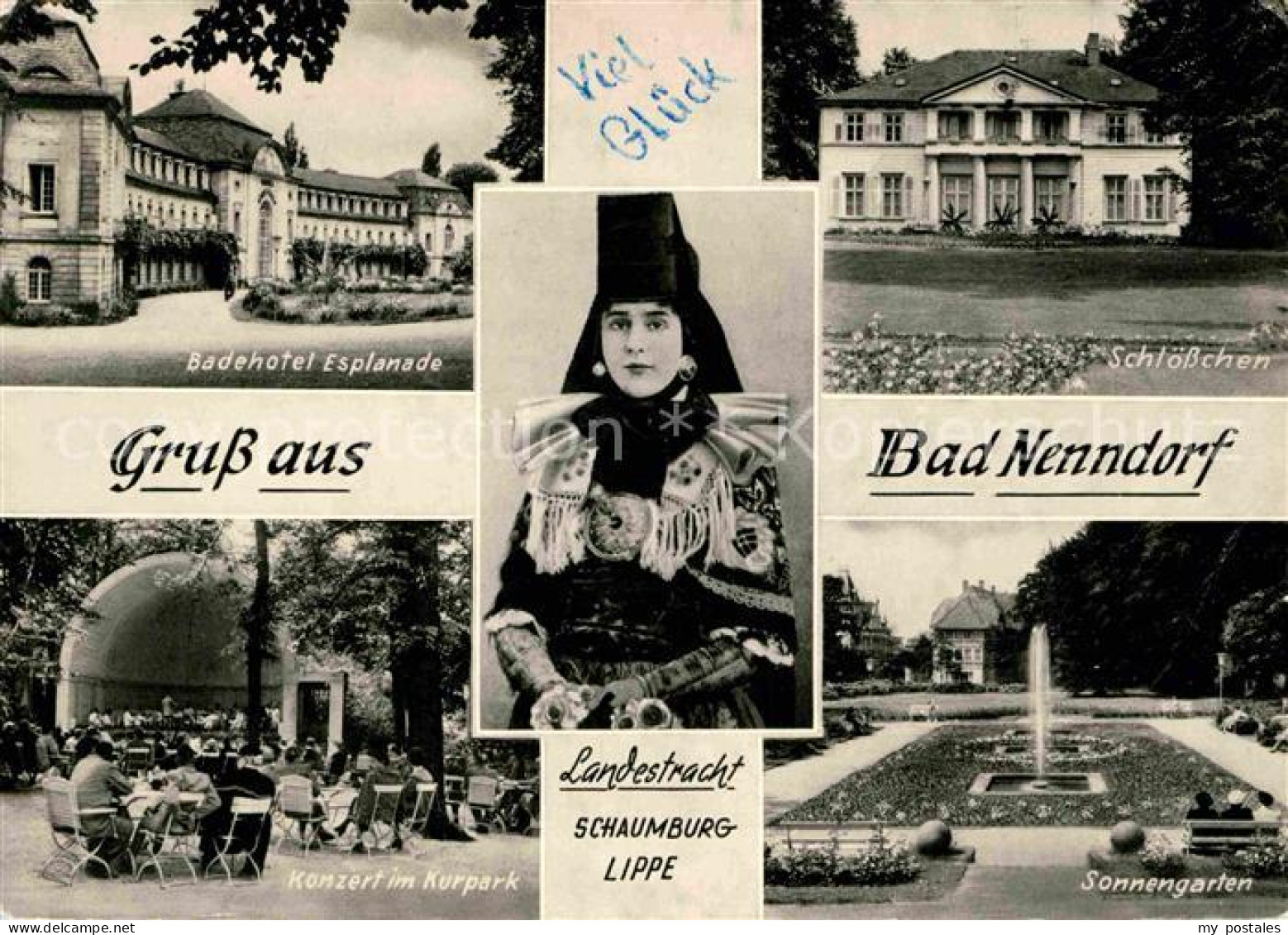 72700773 Bad Nenndorf Badehotel Eslplanade Kurpark Konzert Sonnengarten Schloess - Bad Nenndorf