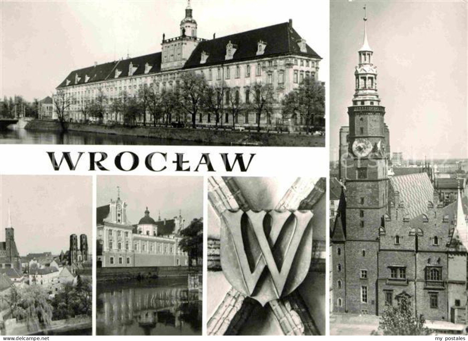 72700750 Wroclaw Uniwersytet Biblioteka Ratusz   - Pologne