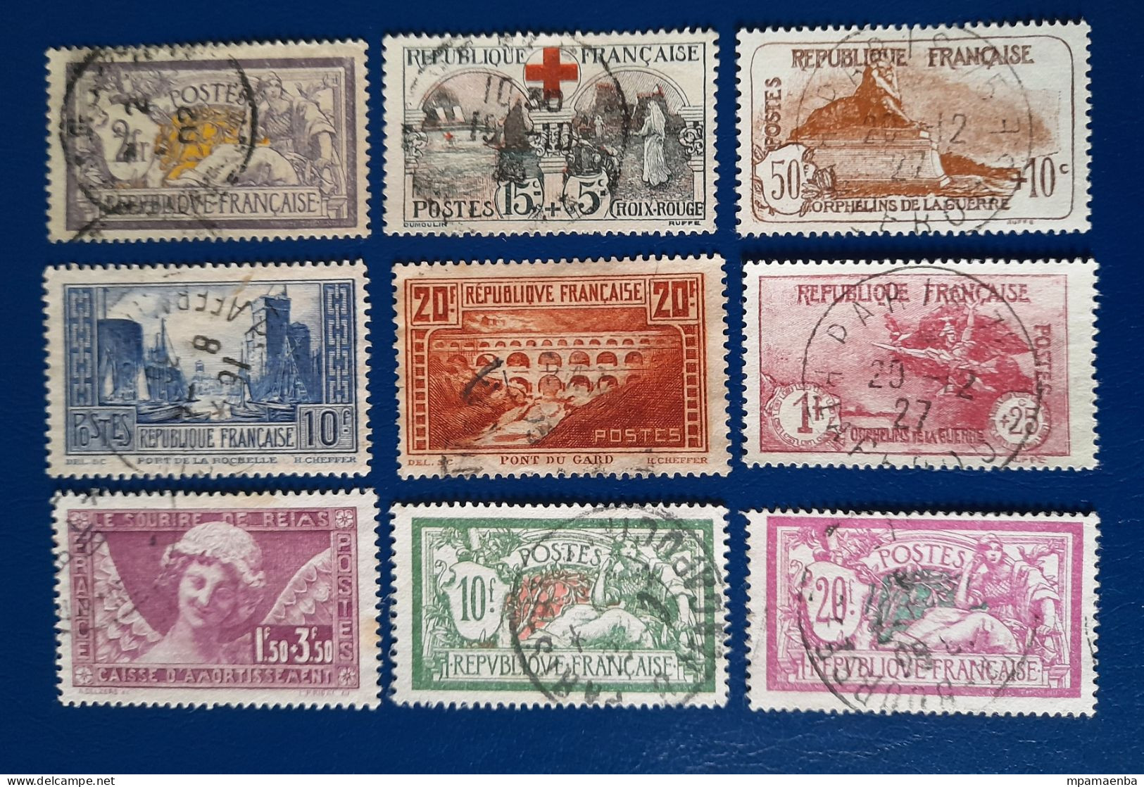 Lot De Timbres Semi-classiques Oblitérés, Cote Autour De 500 Euros. - Sammlungen