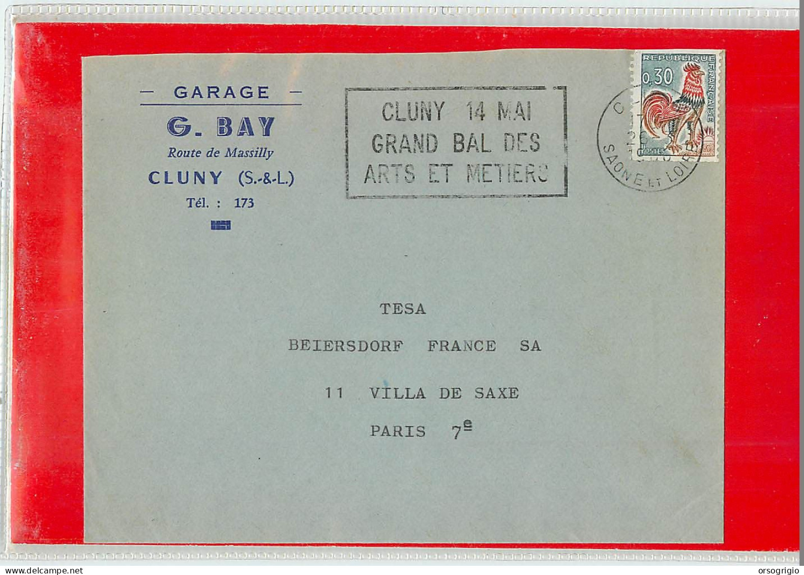 FRANCIA FRANCE -  1966 - CLUNY - GRAND BAL - Dans