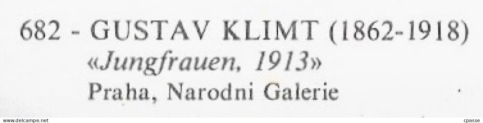 CPM Oeuvre De GUSTAV KLIMT "Jungfrauen" - PRAHA - NARODNI GALERIE - Peintures & Tableaux