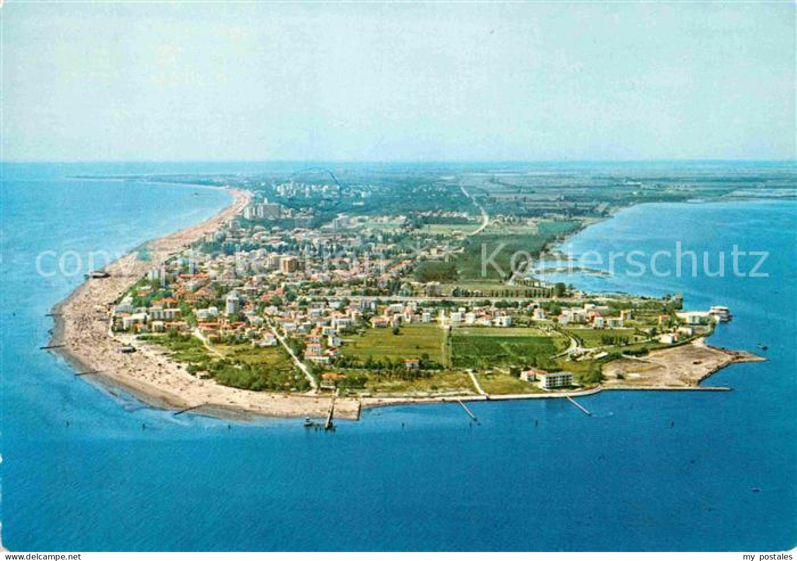 72700131 Lignano Luftaufnahme Panorama Meer Strand Lignano - Autres & Non Classés