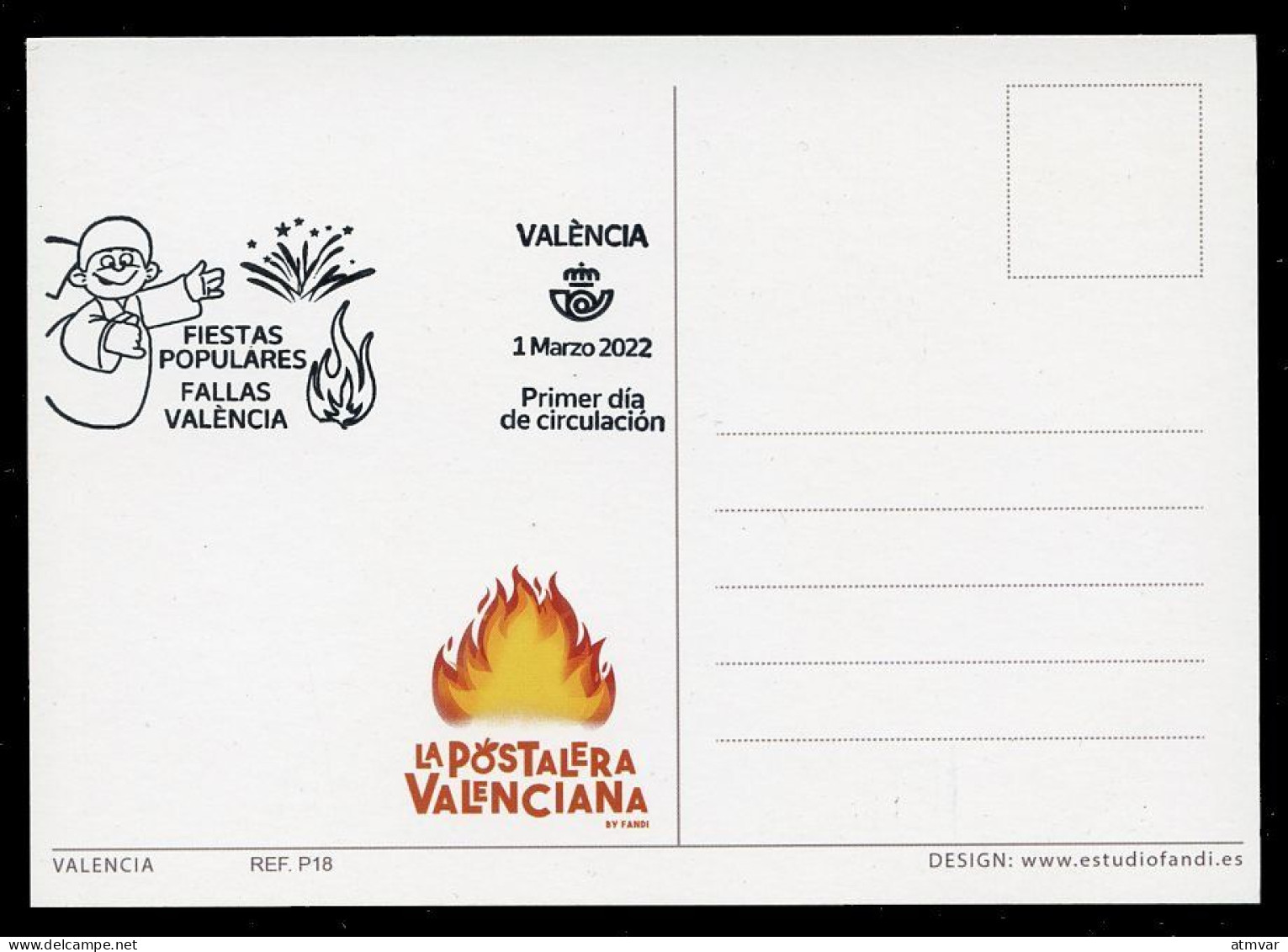 ESPAÑA (2022) Máxima Carte Maximum Card - Fiestas Populares Valencia En Fallas, Fiestas, Falles, Ninots, Fallera, Cremá - Maximum Cards