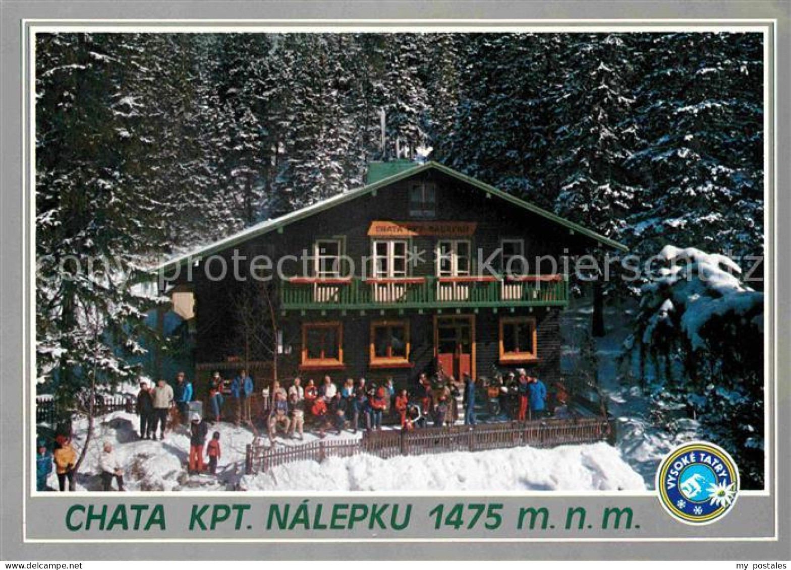 72700081 Vysoke Tatry Chata Kpt Nalepku Berghuette Hohe Tatra Im Winter Banska B - Slowakei