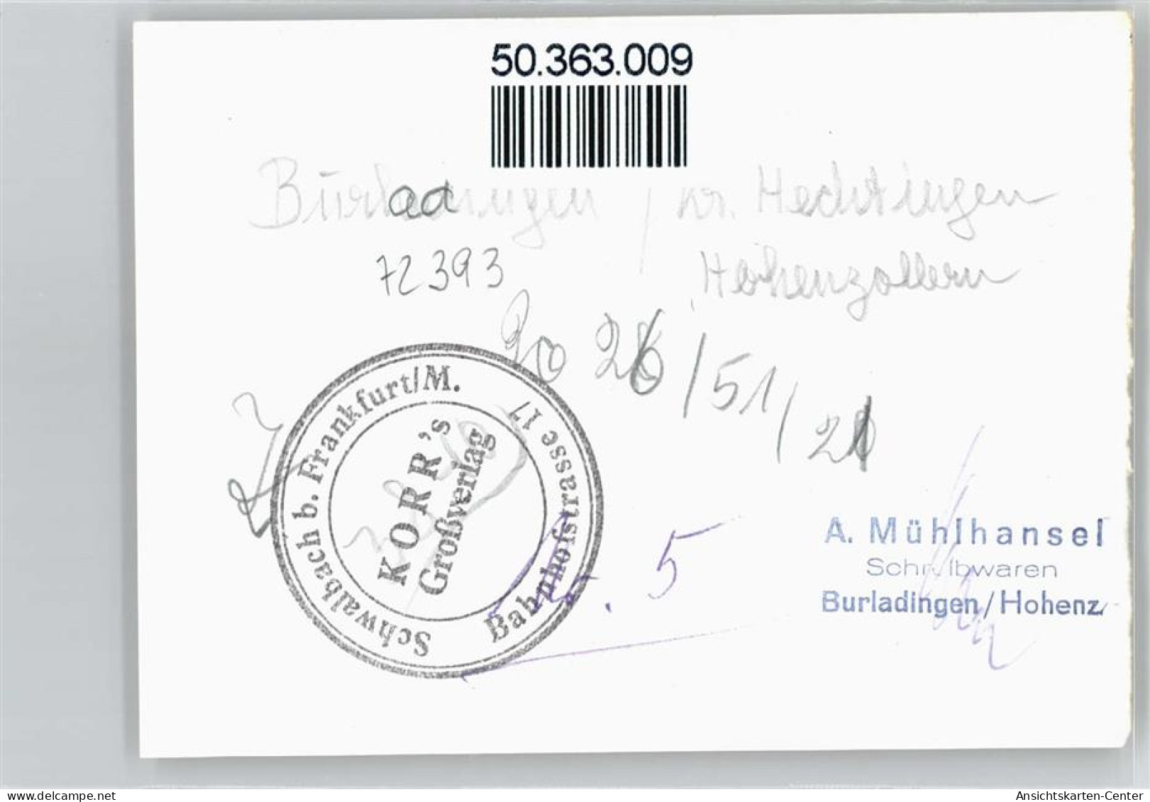 50363009 - Burladingen - Other & Unclassified