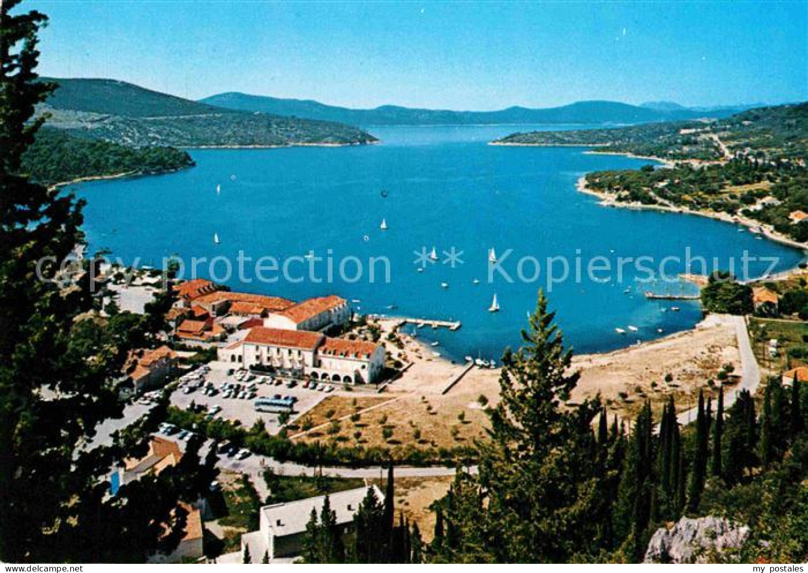 72699998 Slano_Dubrovnik Hotel Admiral Panorama Blick Uebers Meer - Croatie