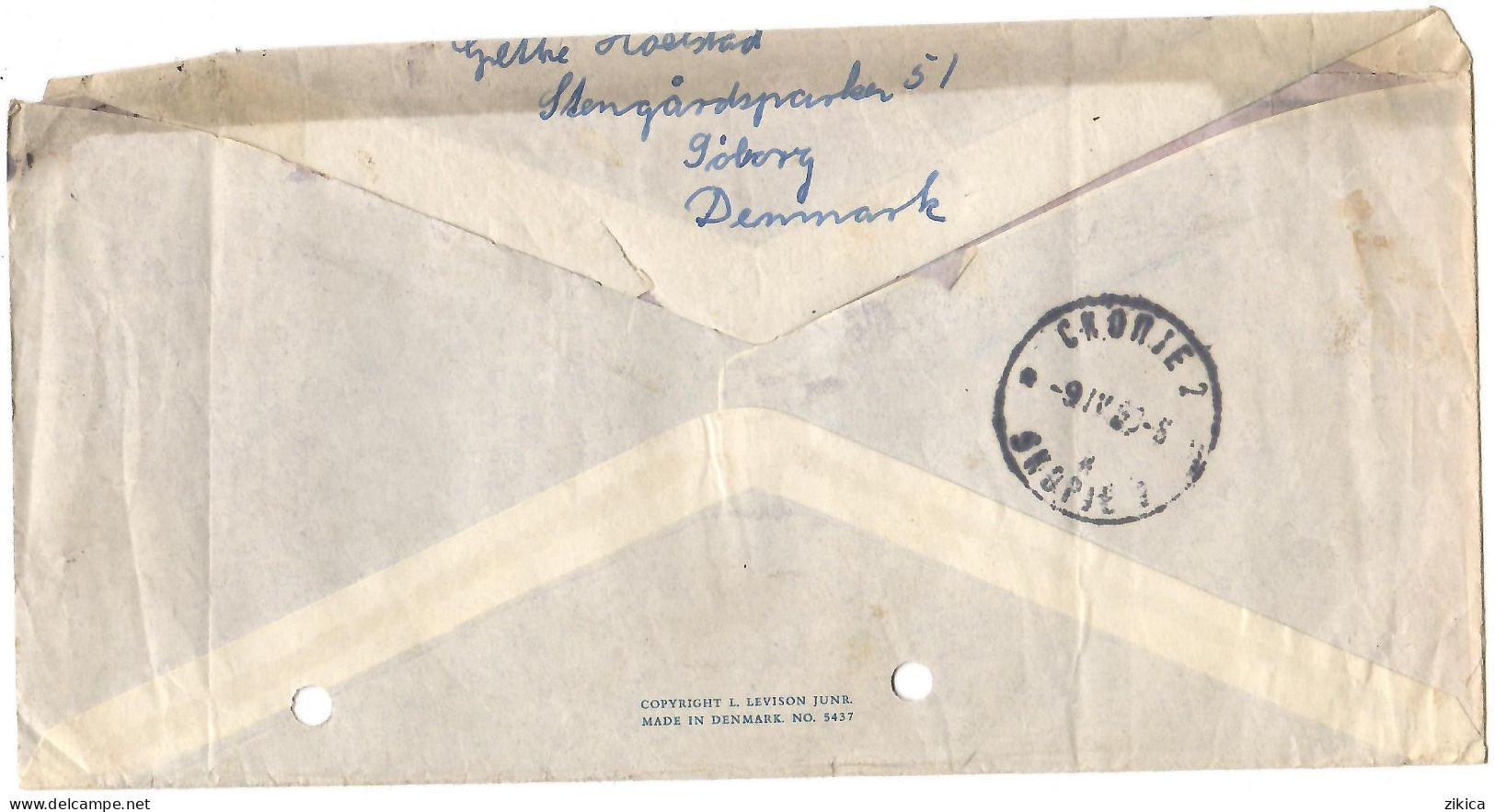 Denmark  Cover ,,Greetings From Copenhagen",letter 1960 Via Yugoslavia - Covers & Documents