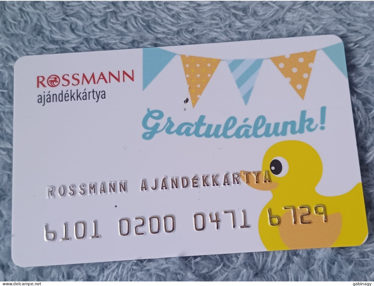 GIFT CARD - HUNGARY - ROSSMANN 06 - DUCK - Gift Cards