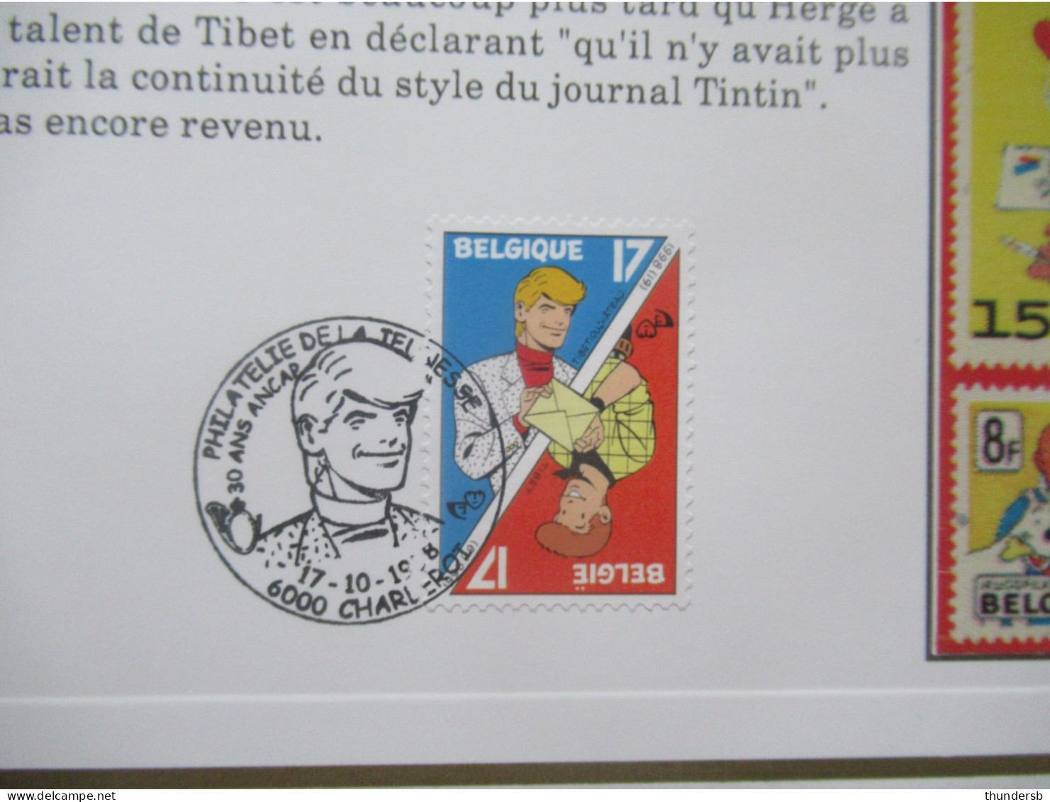 2785 'Philatélie De La Jeunesse: Ric Hochet Et Chick Bill' - CEF Feuillet - Commemorative Documents