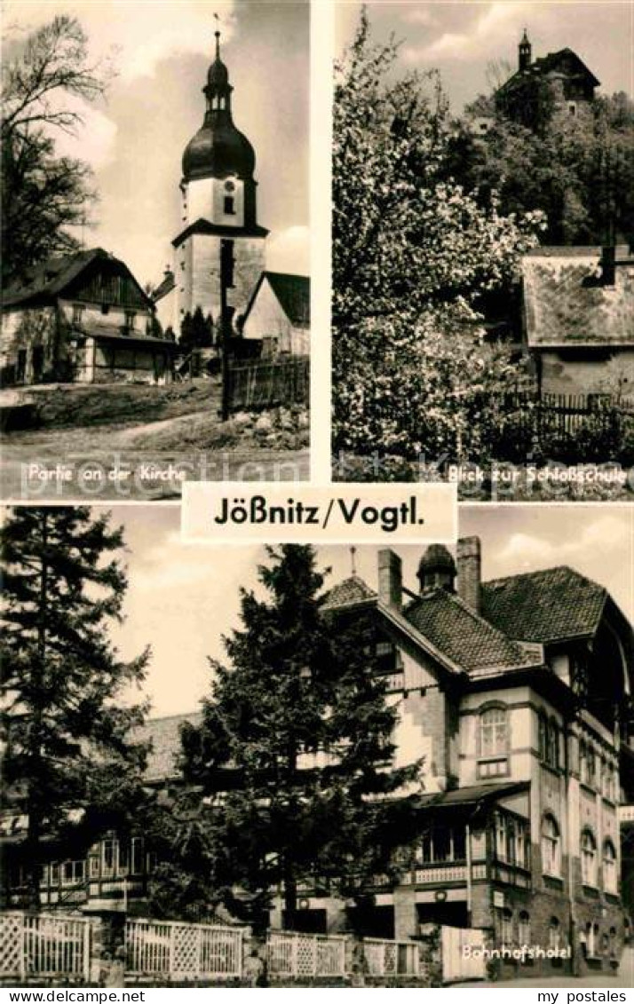 72699828 Joessnitz Kirchenpartie Schlossschule Bahnhofshotel Joessnitz - Otros & Sin Clasificación