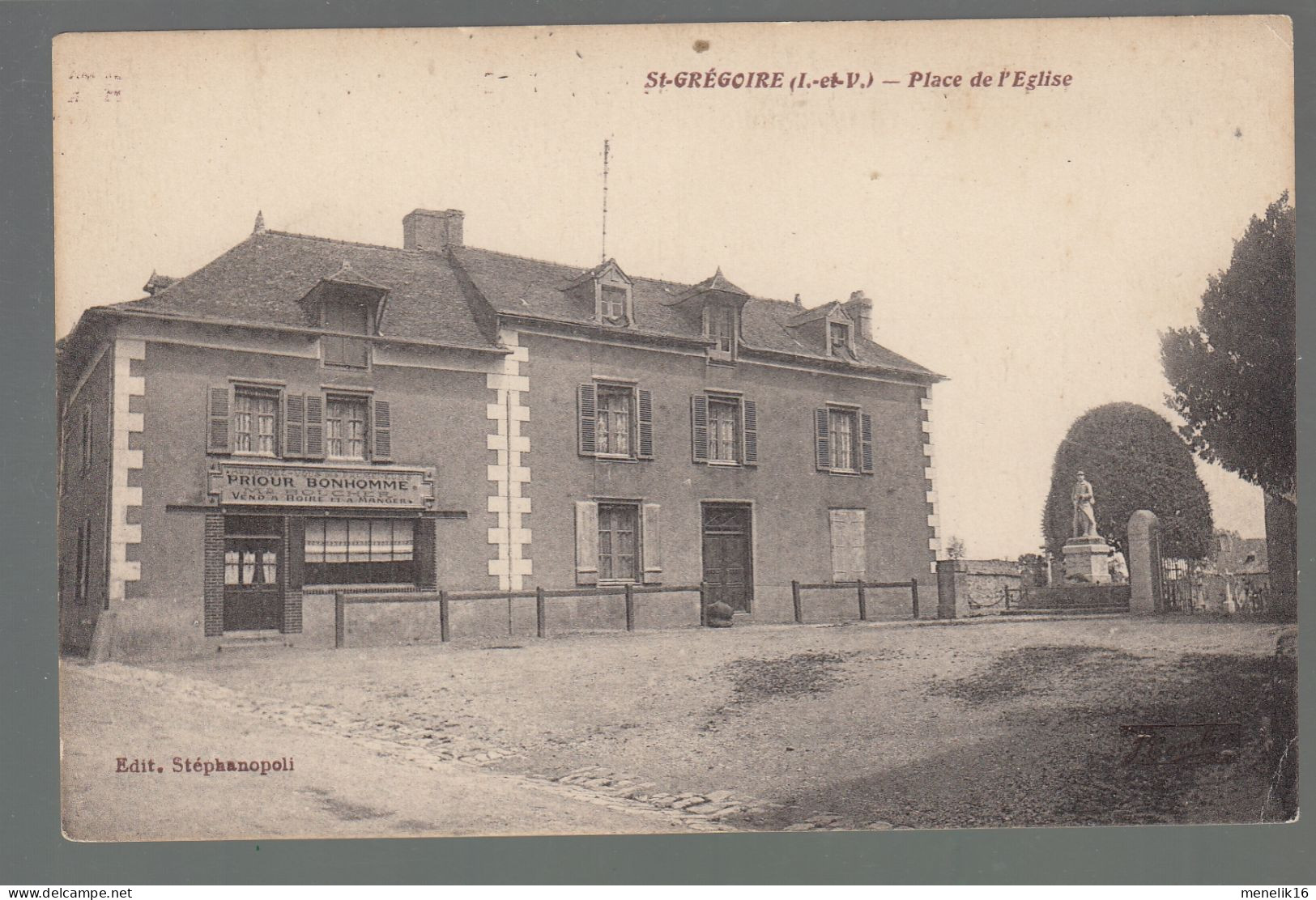 CP - 35 - Saint-Grégoire - Place De L'Eglise - Andere & Zonder Classificatie