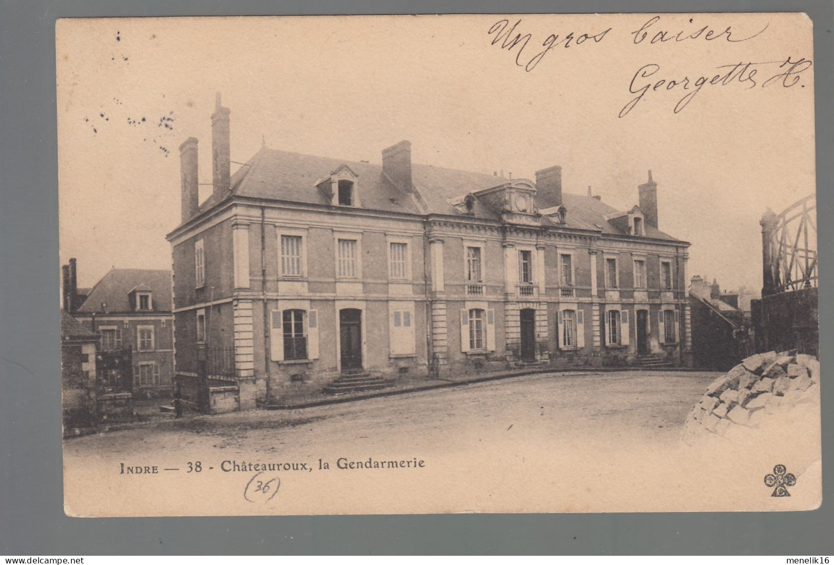 CP - 36 - Châteauroux - La Gendarmerie - Chateauroux