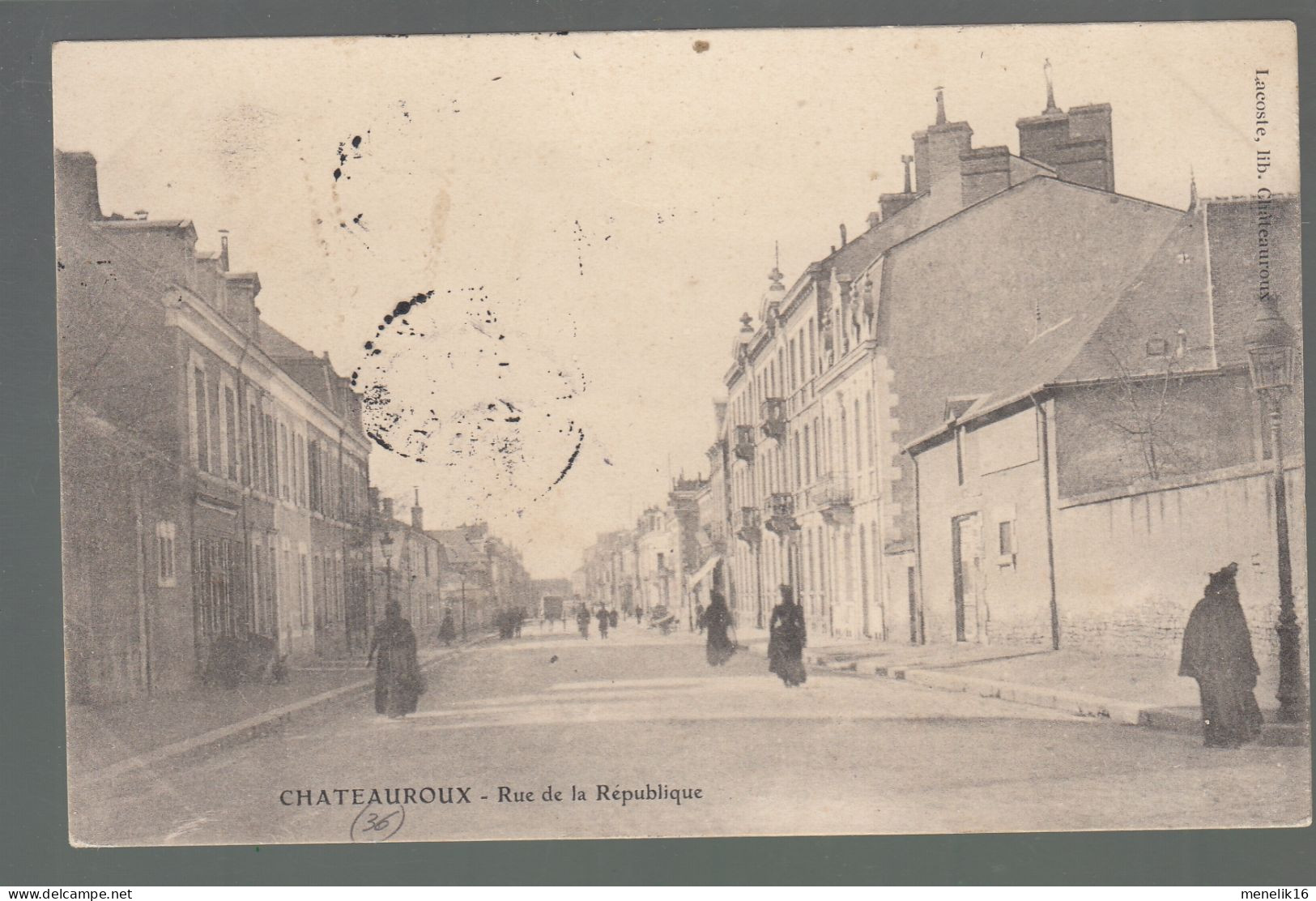 CP - 36 - Châteauroux - Rue De La République - Chateauroux