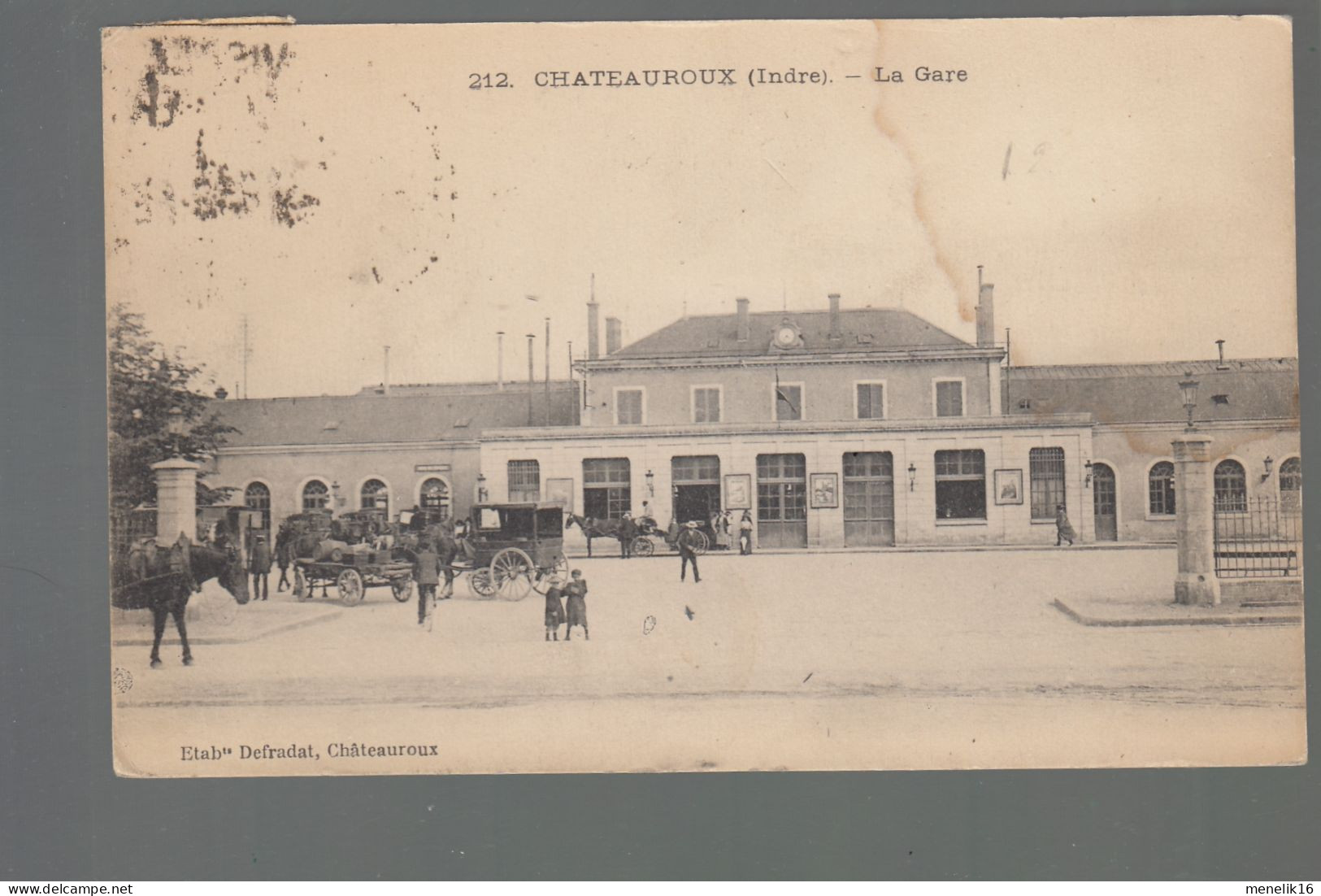 CP - 36 - Châteauroux - La Gare  - Chateauroux