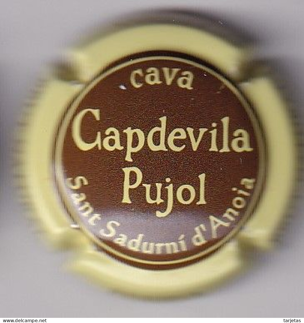PLACA DE CAVA CAPDEVILA PUJOL  (CAPSULE) - Schuimwijn